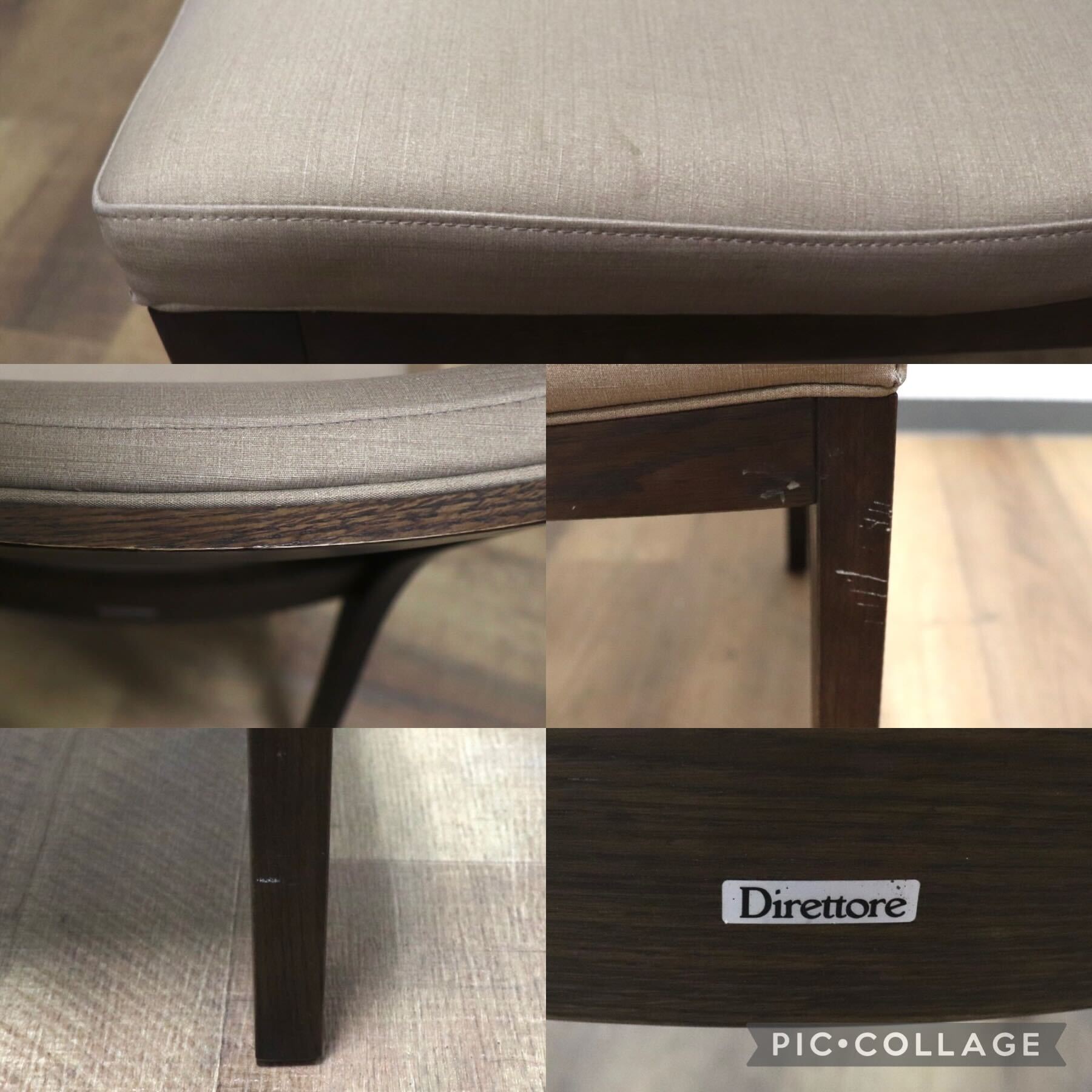 GMHK279B○karimoku / カリモク Direttore ディレトーレ デザイナーズチェア ダイニングチェア アームレスチェア 食卓椅子 国産家具 美品