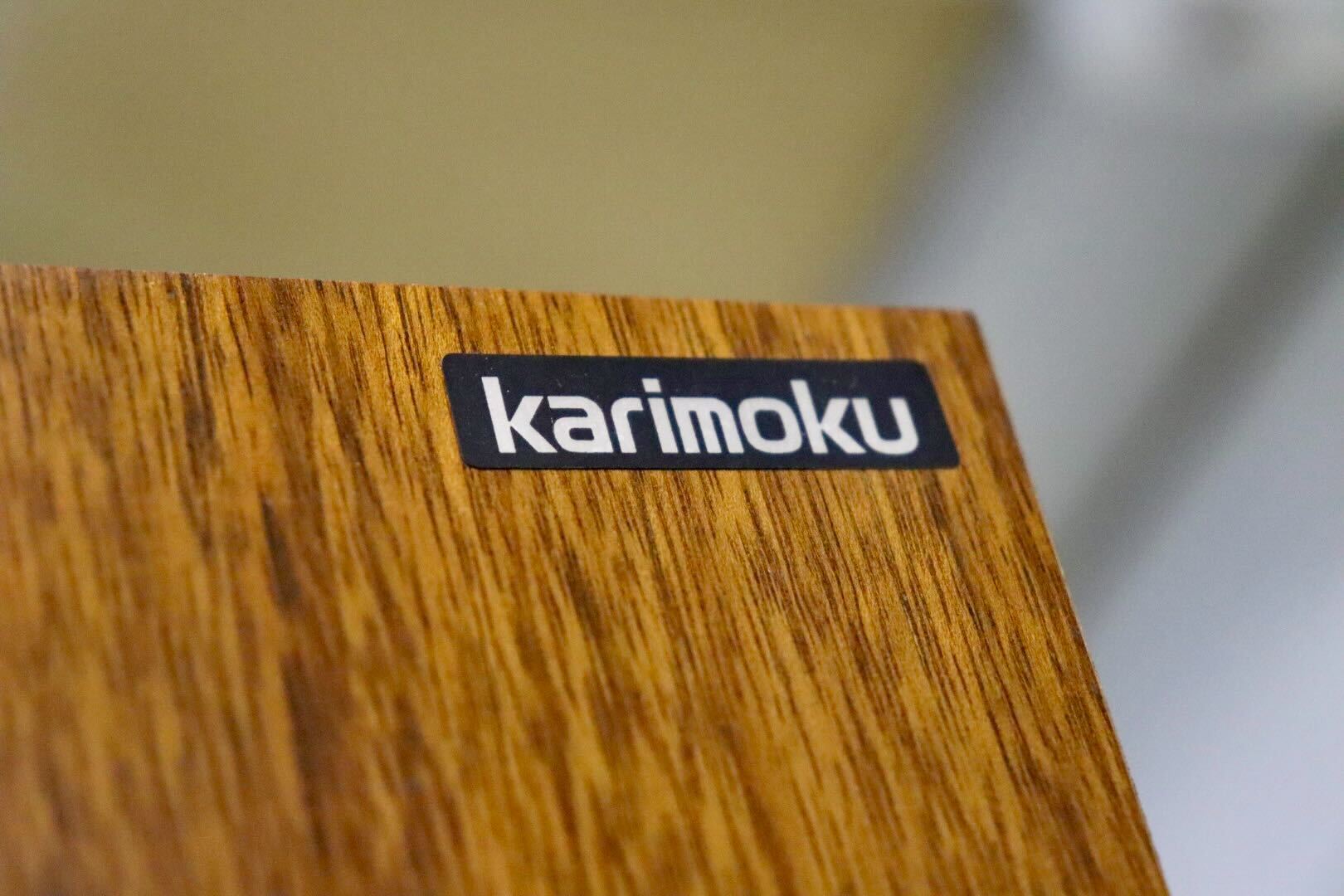 GMIH477A○karimoku / カリモク コロニアル 食器棚 カップボード 飾り棚 キャビネット キッチンボード カントリー 国産家具 美品