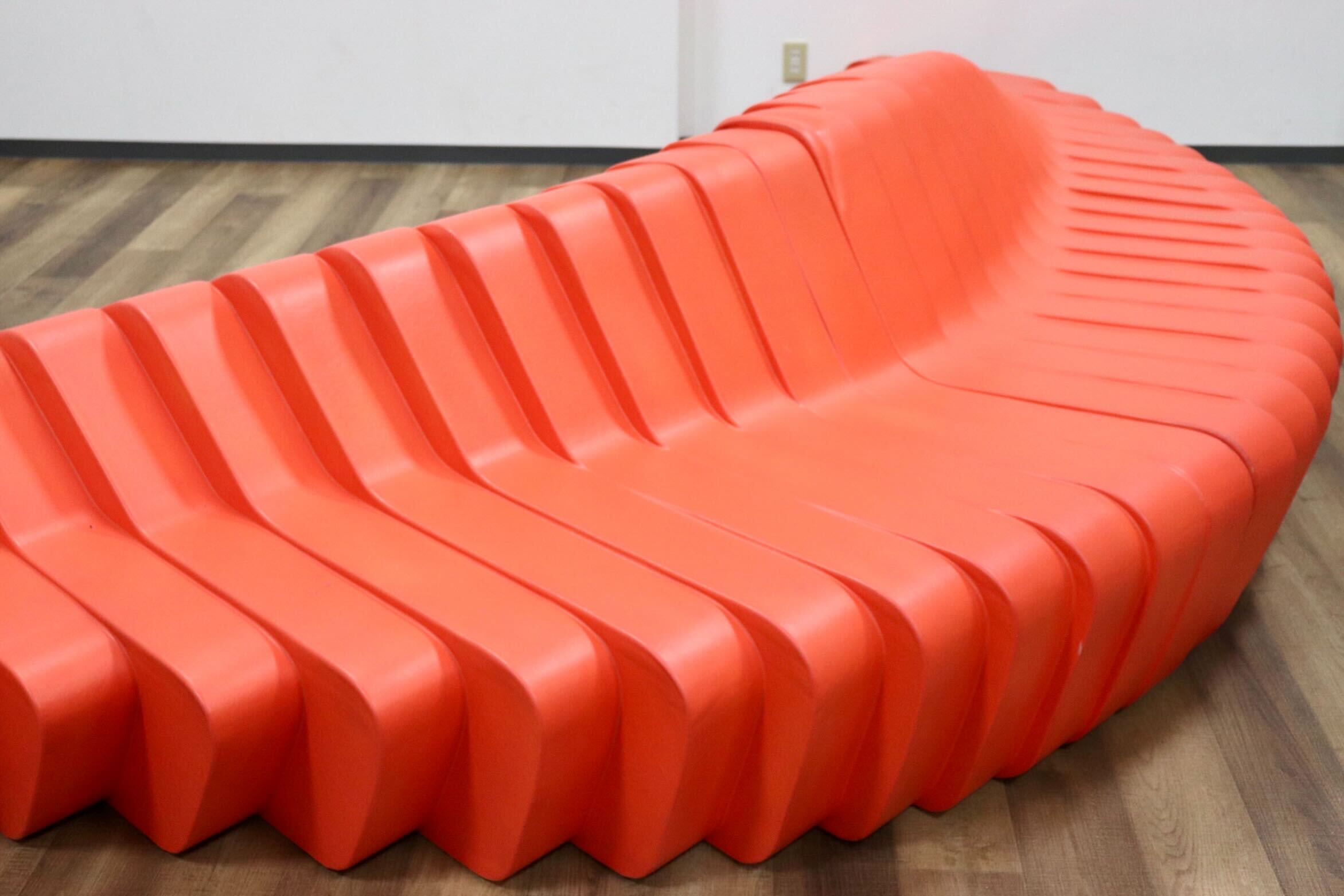 GMGN315○sixinch / シックスインチ クリフィ 6000 ラウンジソファ ローソファ フロアソファ オレンジ モダン 定価約181万※発送不可