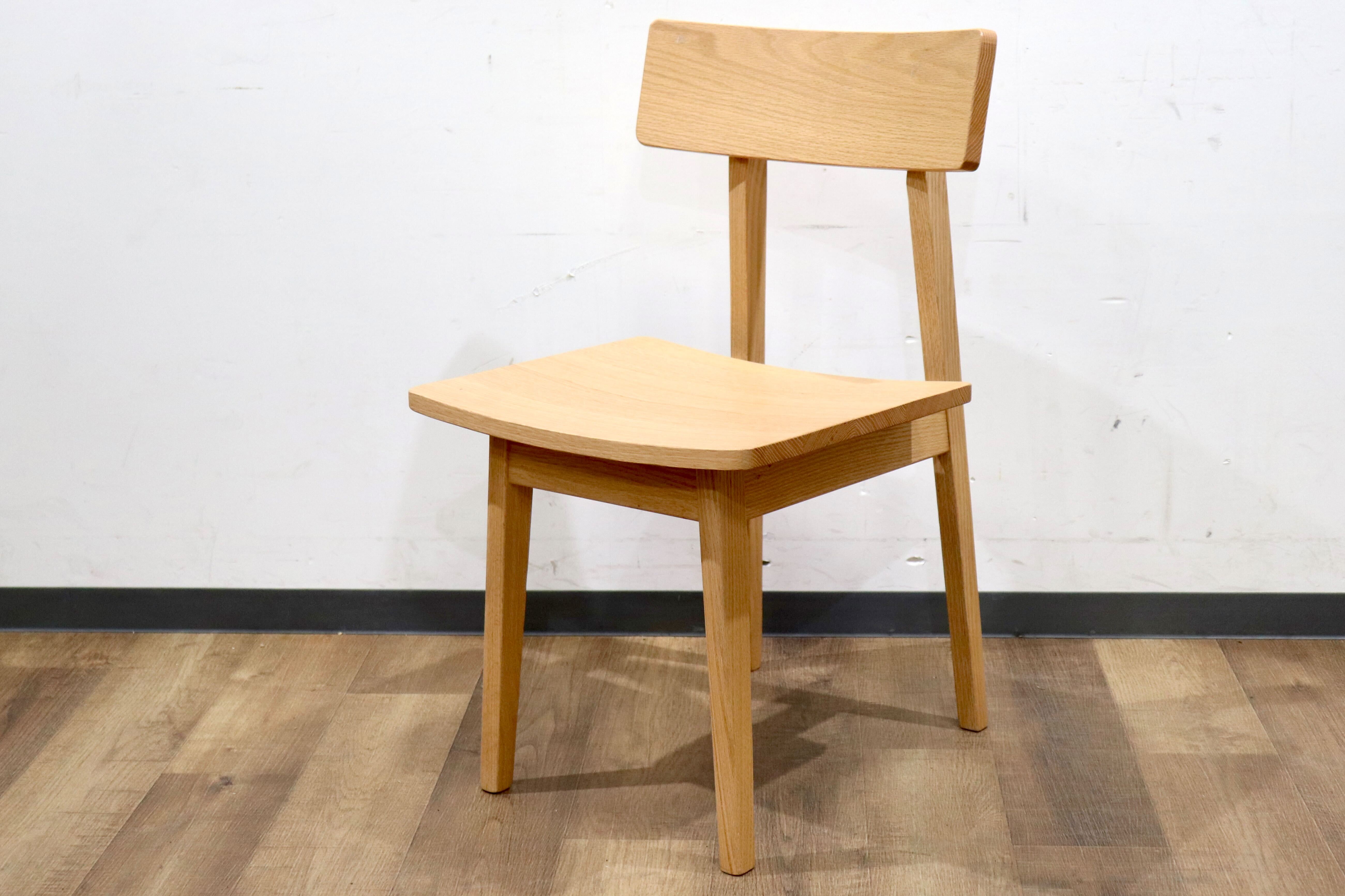 GMHS439A○飛騨産業 / HIDA キツツキ RK211 ダイニングチェア 食卓椅子 椅子 チェア ホワイトオーク ナチュラル モダン 展示品