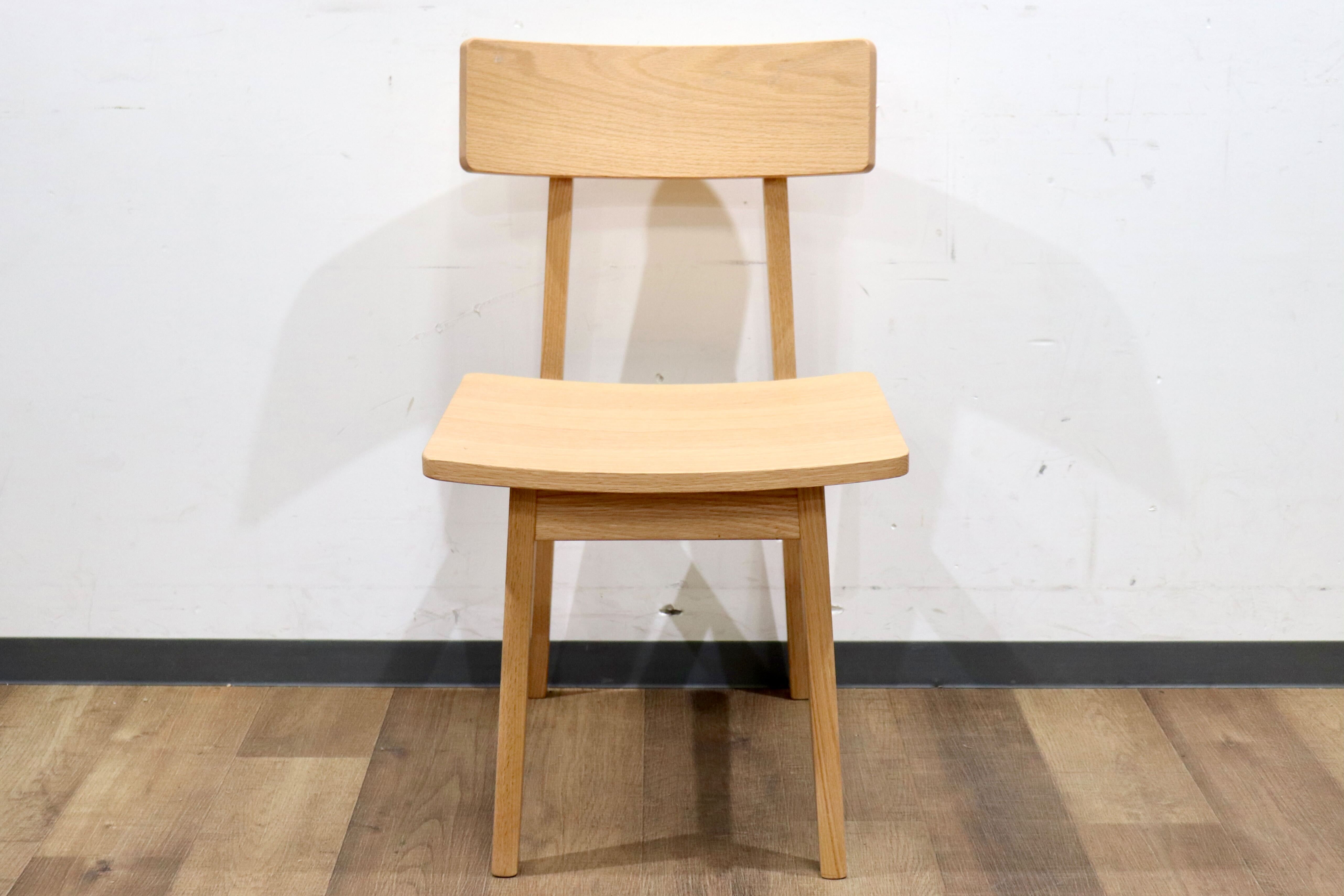 GMHS439A○飛騨産業 / HIDA キツツキ RK211 ダイニングチェア 食卓椅子 椅子 チェア ホワイトオーク ナチュラル モダン 展示品