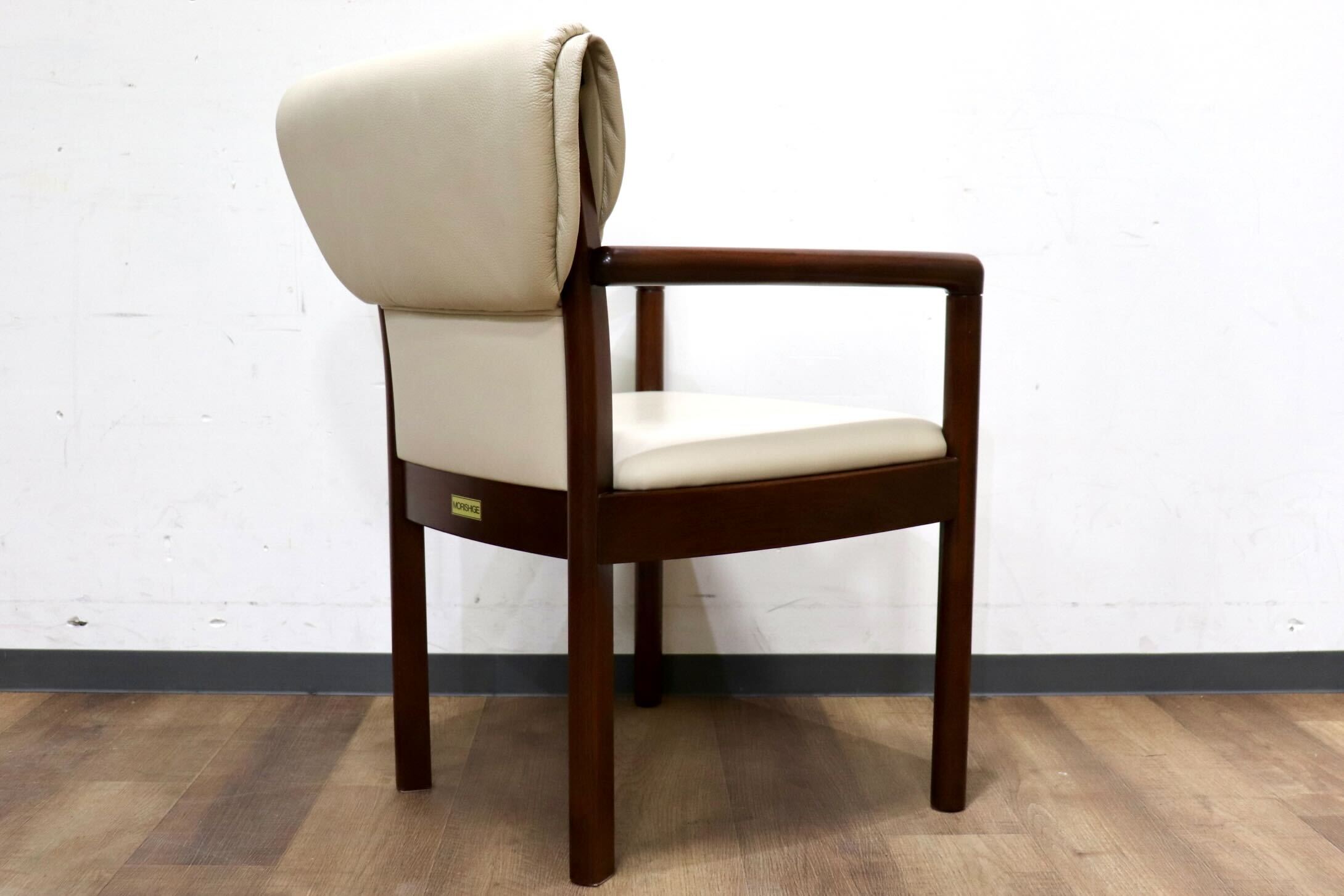 GMHH416C○モリシゲ / MORISHIGE アームチェア ダイニングチェア 食卓椅子 椅子 本革 IDC大塚家具 最高級 モダン クラシック