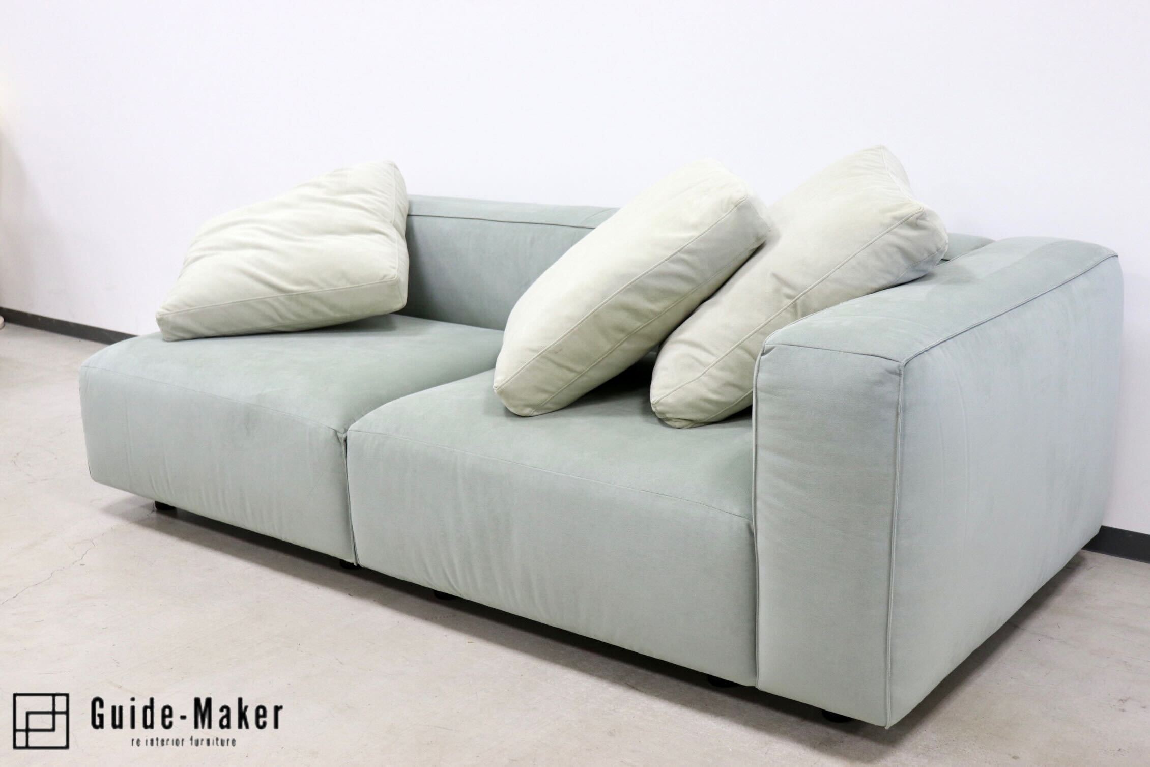 GMGK106○ligne roset / リーンロゼ ROSETNils2 ロゼニルス 3人掛けソファ トリプルソファ 右片肘 ファブリック モダン 定価約83万 展示品