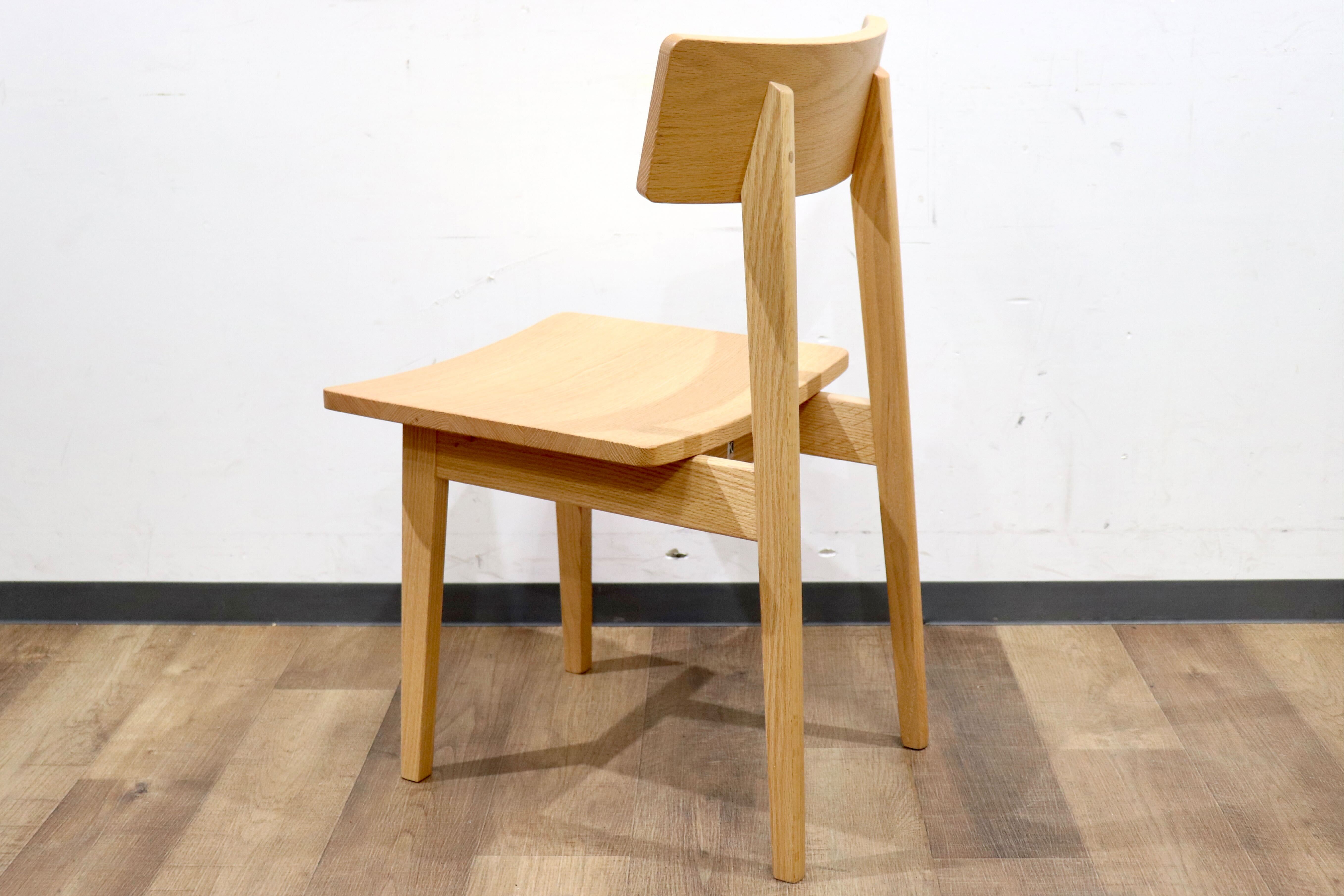 GMHS439A○飛騨産業 / HIDA キツツキ RK211 ダイニングチェア 食卓椅子 椅子 チェア ホワイトオーク ナチュラル モダン 展示品