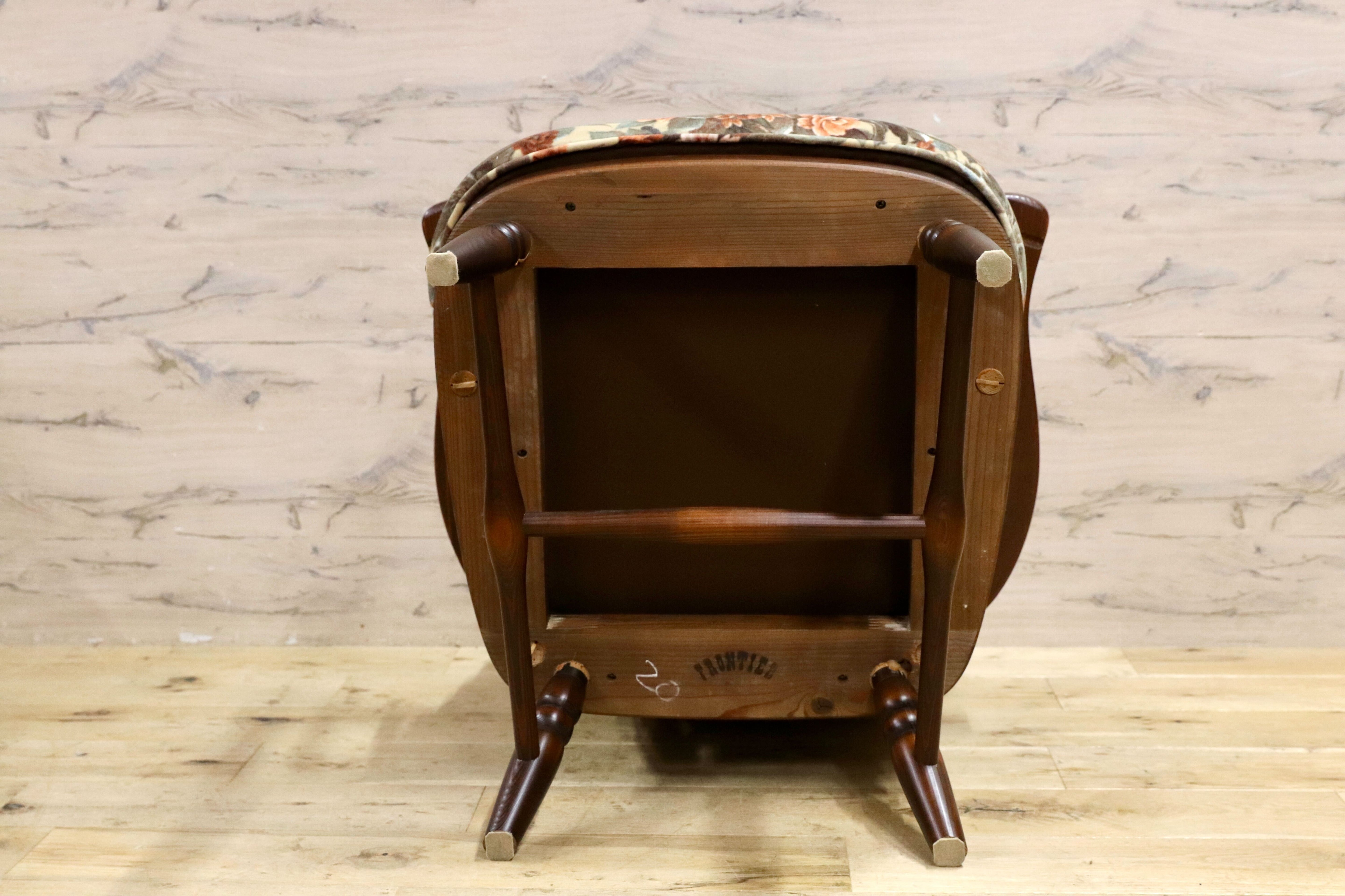 GMIS414A○飛騨産業 / HIDA キツツキ フロンティア アームチェア 椅子 1人掛けソファ ラウンジチェア 廃番 オールド カントリー 稀少