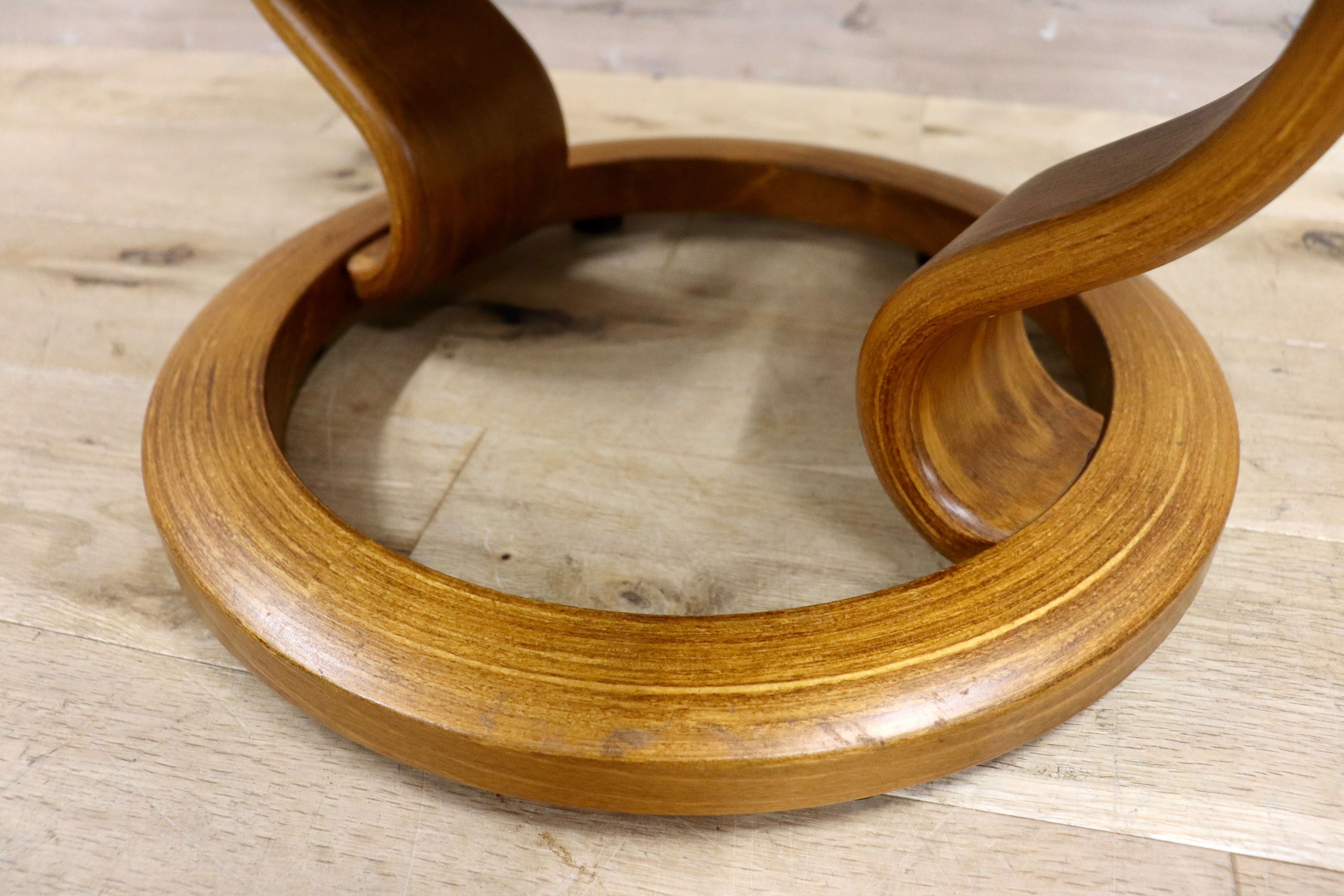 GMHH486A○EKORNES / エコーネス stressless オットマン 足置き フットスツール 可動式 総革 ダークグリーン 北欧 ノルウェー