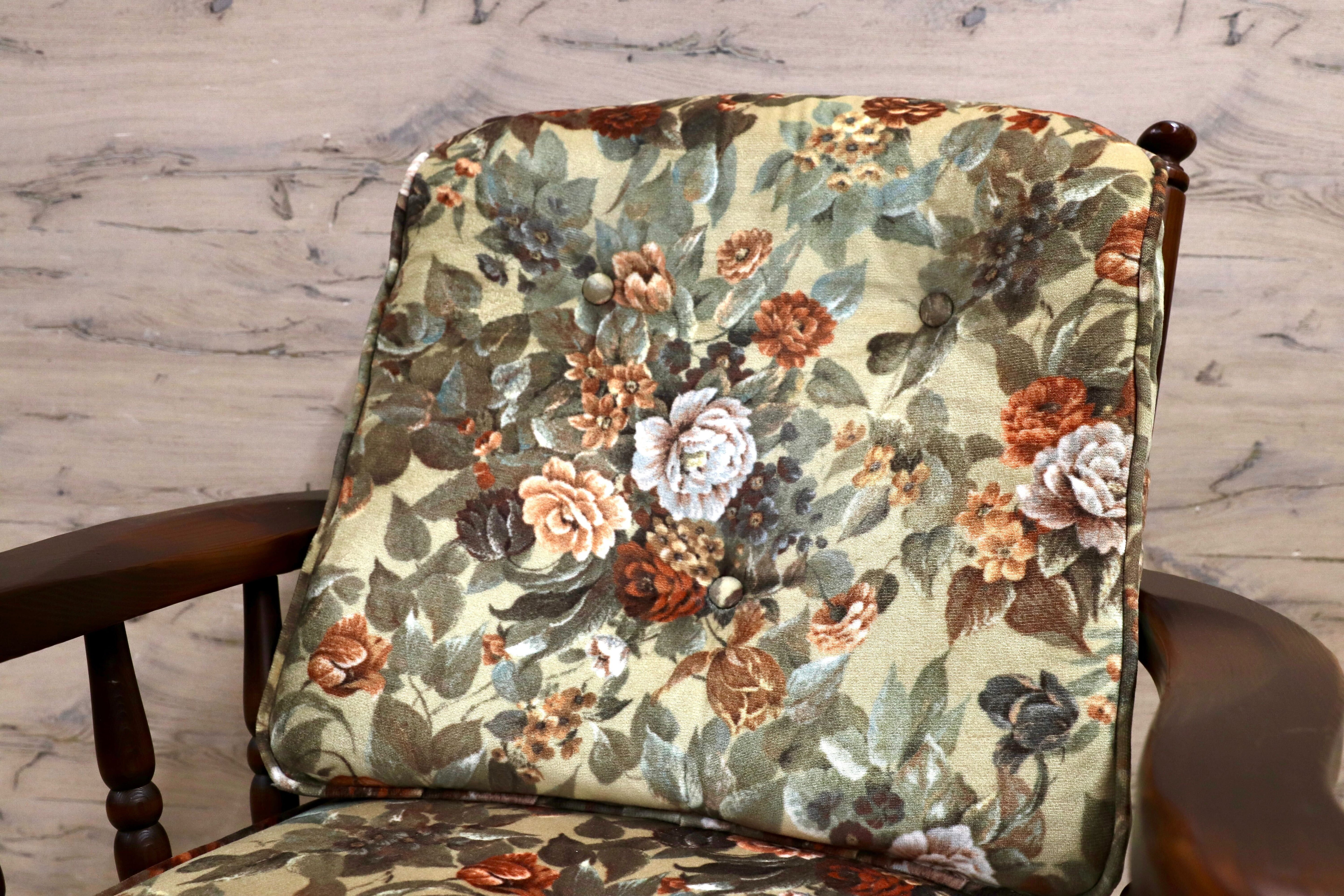 GMIS414A○飛騨産業 / HIDA キツツキ フロンティア アームチェア 椅子 1人掛けソファ ラウンジチェア 廃番 オールド カントリー 稀少