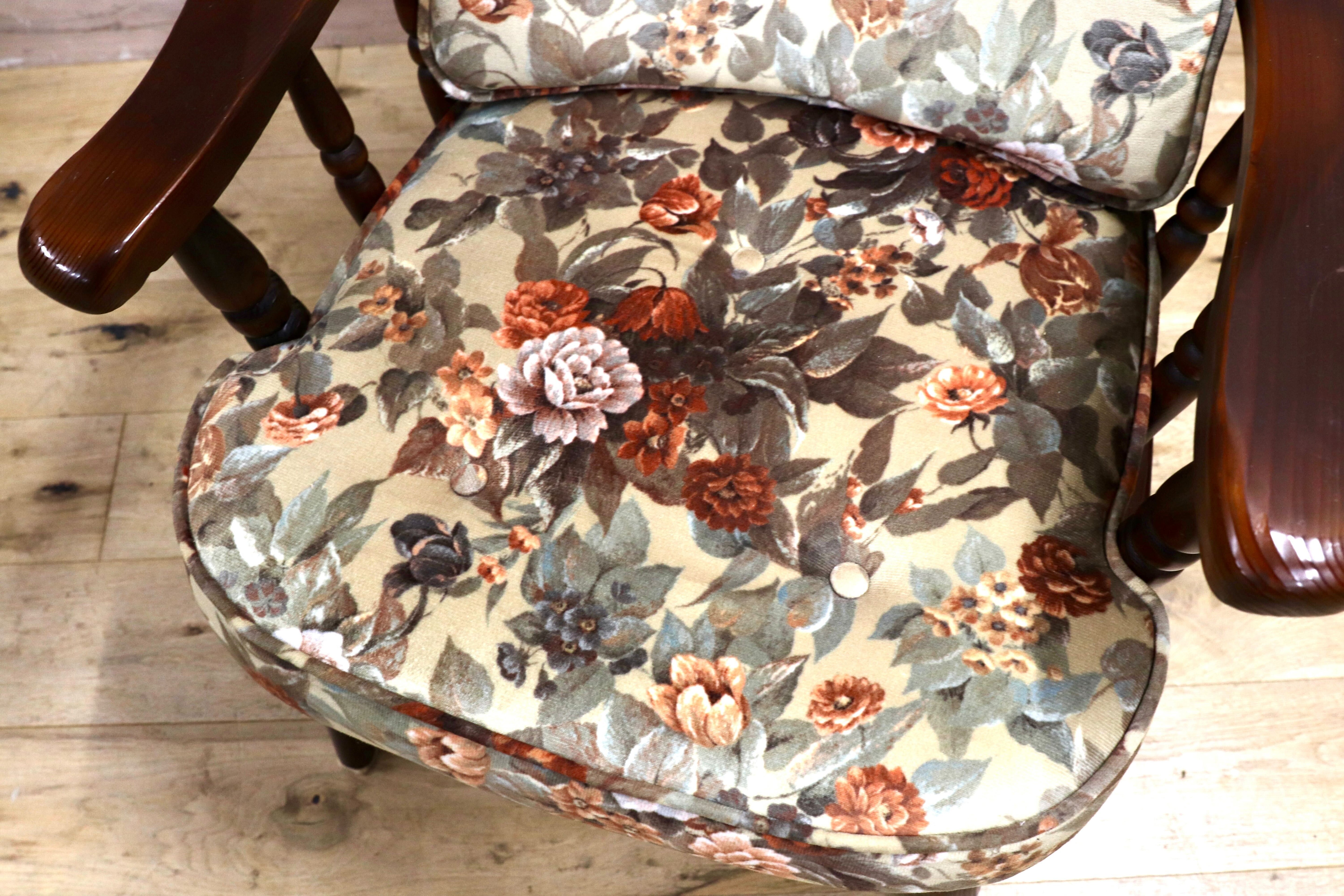 GMIS414A○飛騨産業 / HIDA キツツキ フロンティア アームチェア 椅子 1人掛けソファ ラウンジチェア 廃番 オールド カントリー 稀少