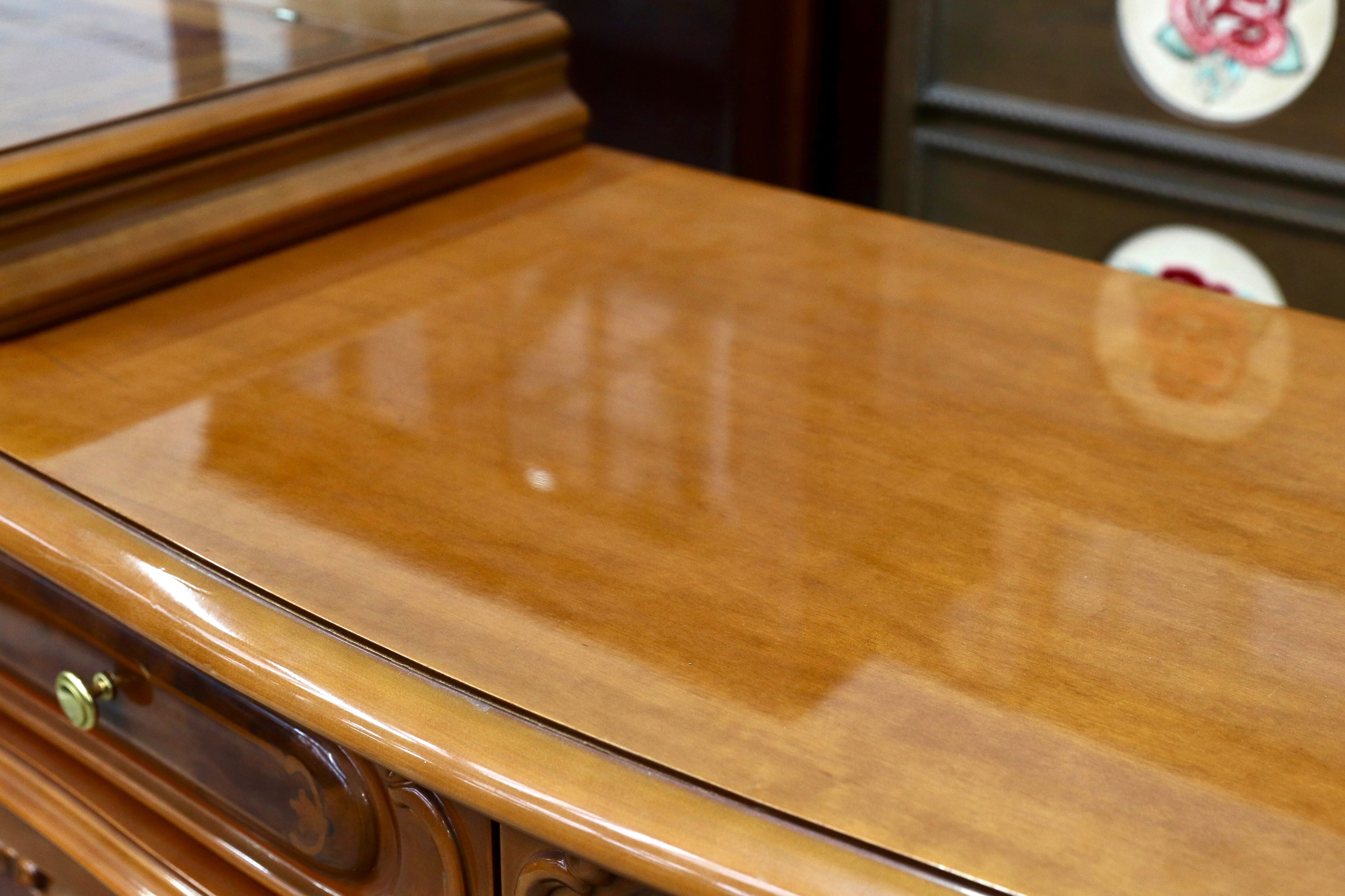 GMIK582○Pistolesi Firenze / ピストレージ イタリア製 リビングボード サイドボード キャビネット 象嵌細工 クラシック 最高級