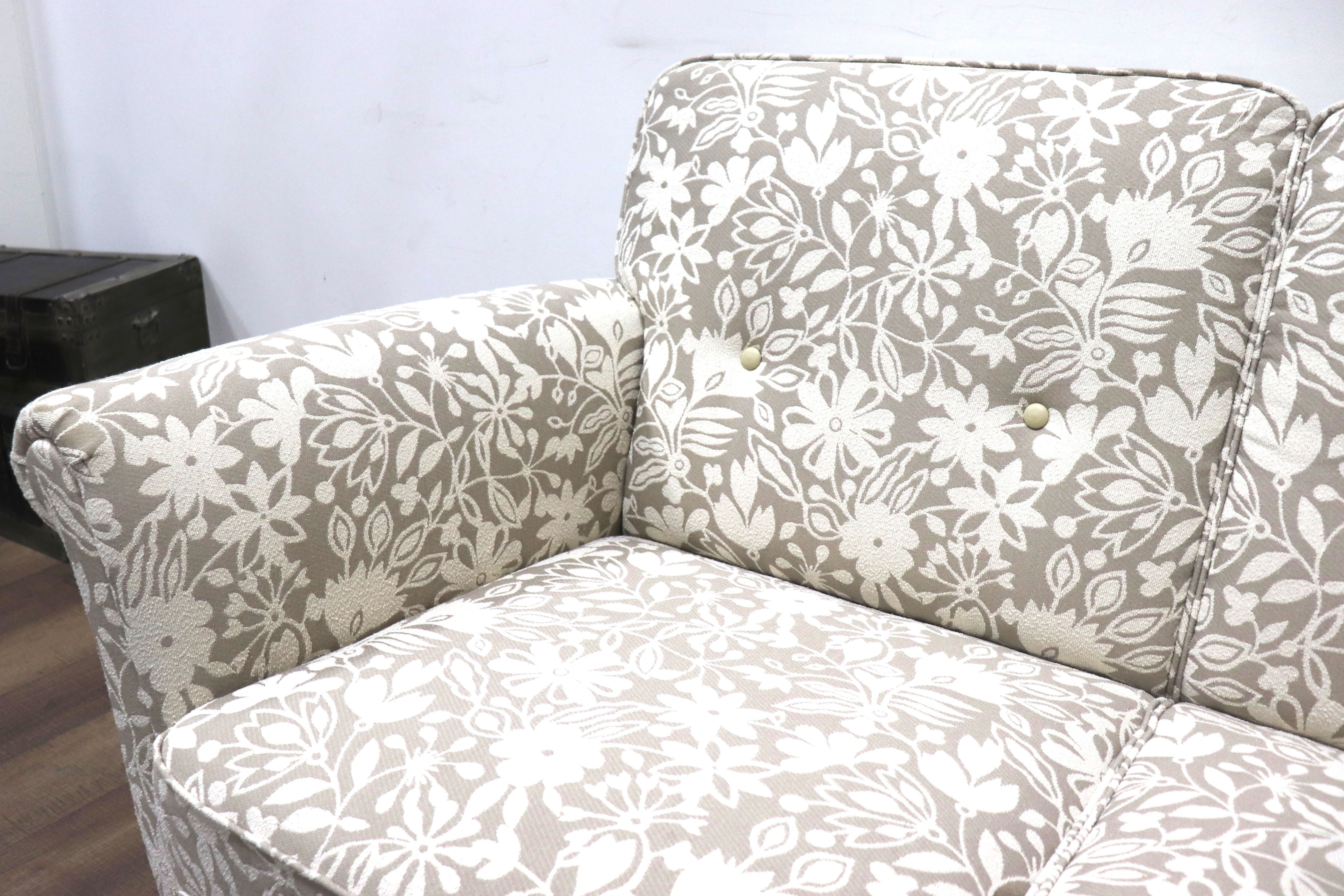 GMHK123○maruni / マルニ 地中海 2人掛けソファ ラブソファ 2シーター 長椅子 ファブリック 花柄 エレガント クラシック ヨーロピアン