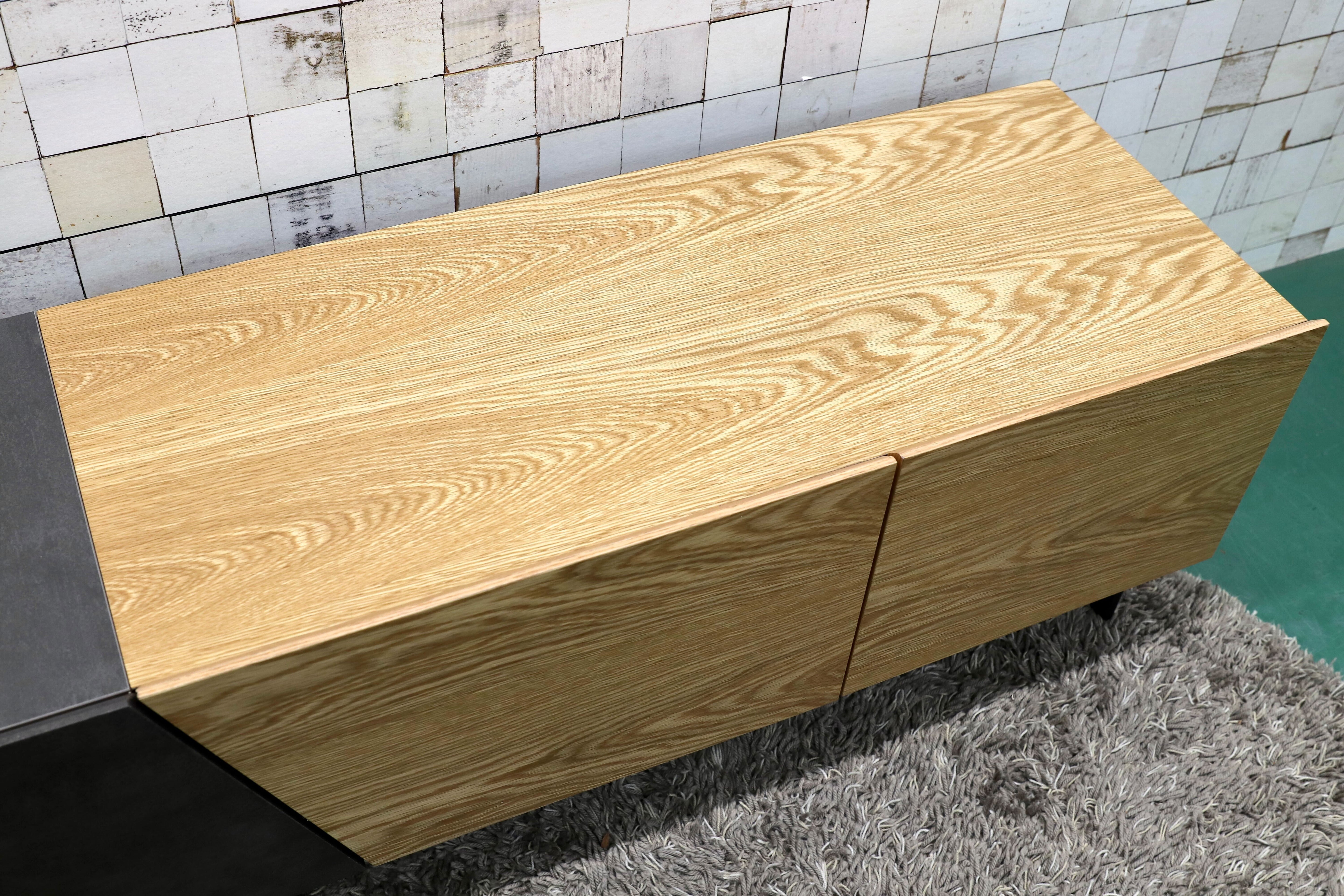 GMGO26○SPELL / スペル テレビボード TVボード AVボード オーク×セラミック 北欧モダン インダストリアル 定価9.35万 展示未使用品