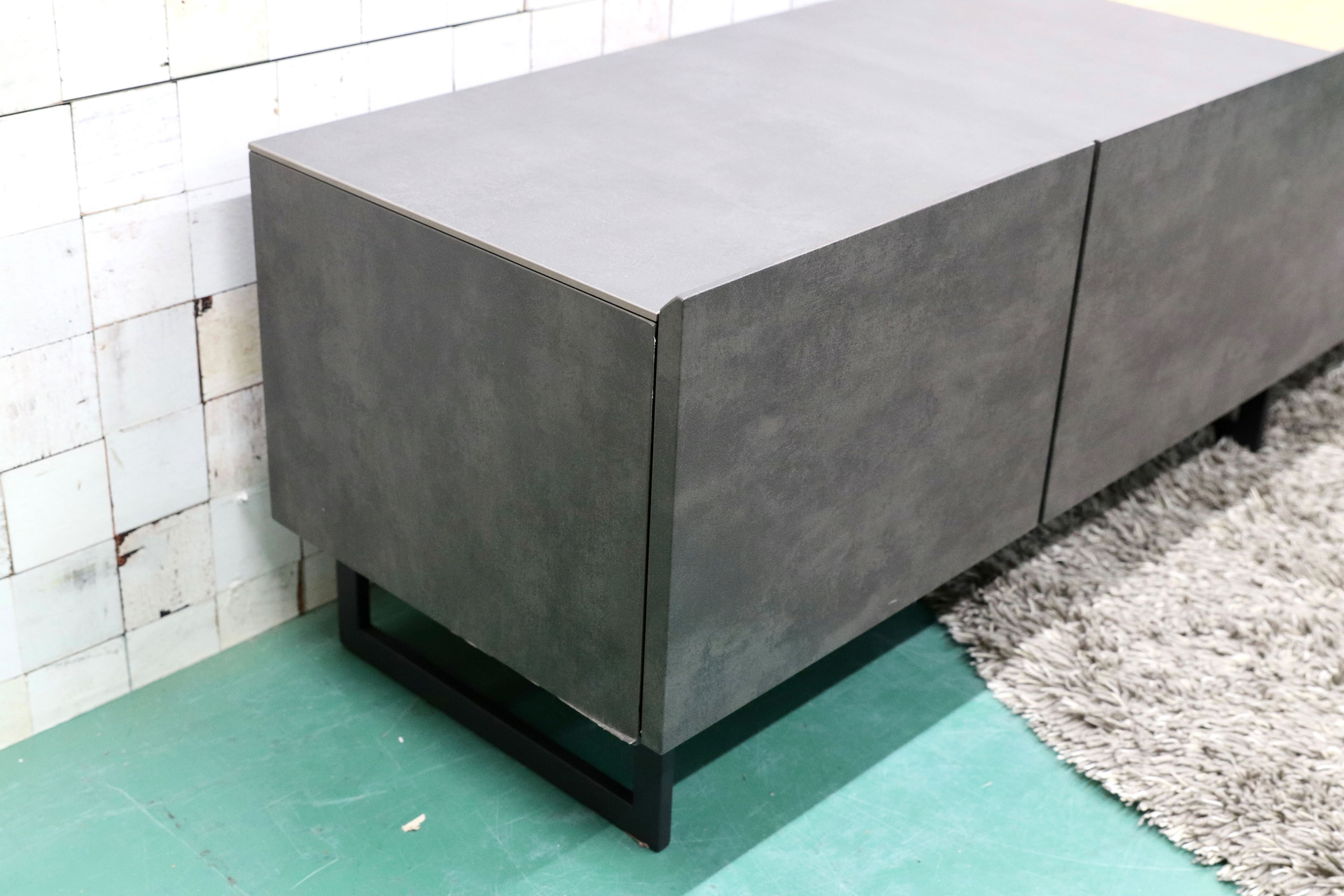 GMGO26○SPELL / スペル テレビボード TVボード AVボード オーク×セラミック 北欧モダン インダストリアル 定価9.35万 展示未使用品