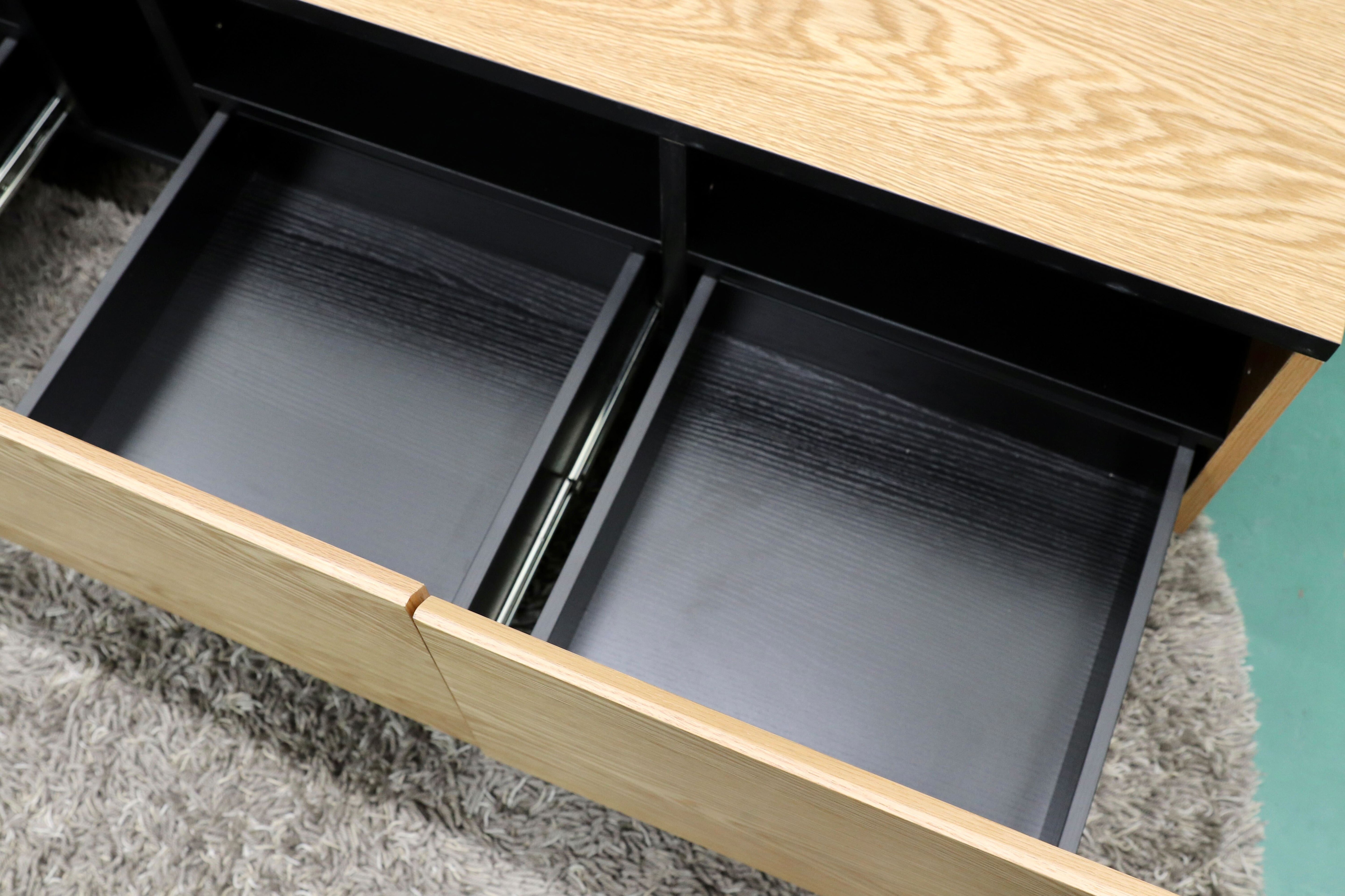 GMGO26○SPELL / スペル テレビボード TVボード AVボード オーク×セラミック 北欧モダン インダストリアル 定価9.35万 展示未使用品