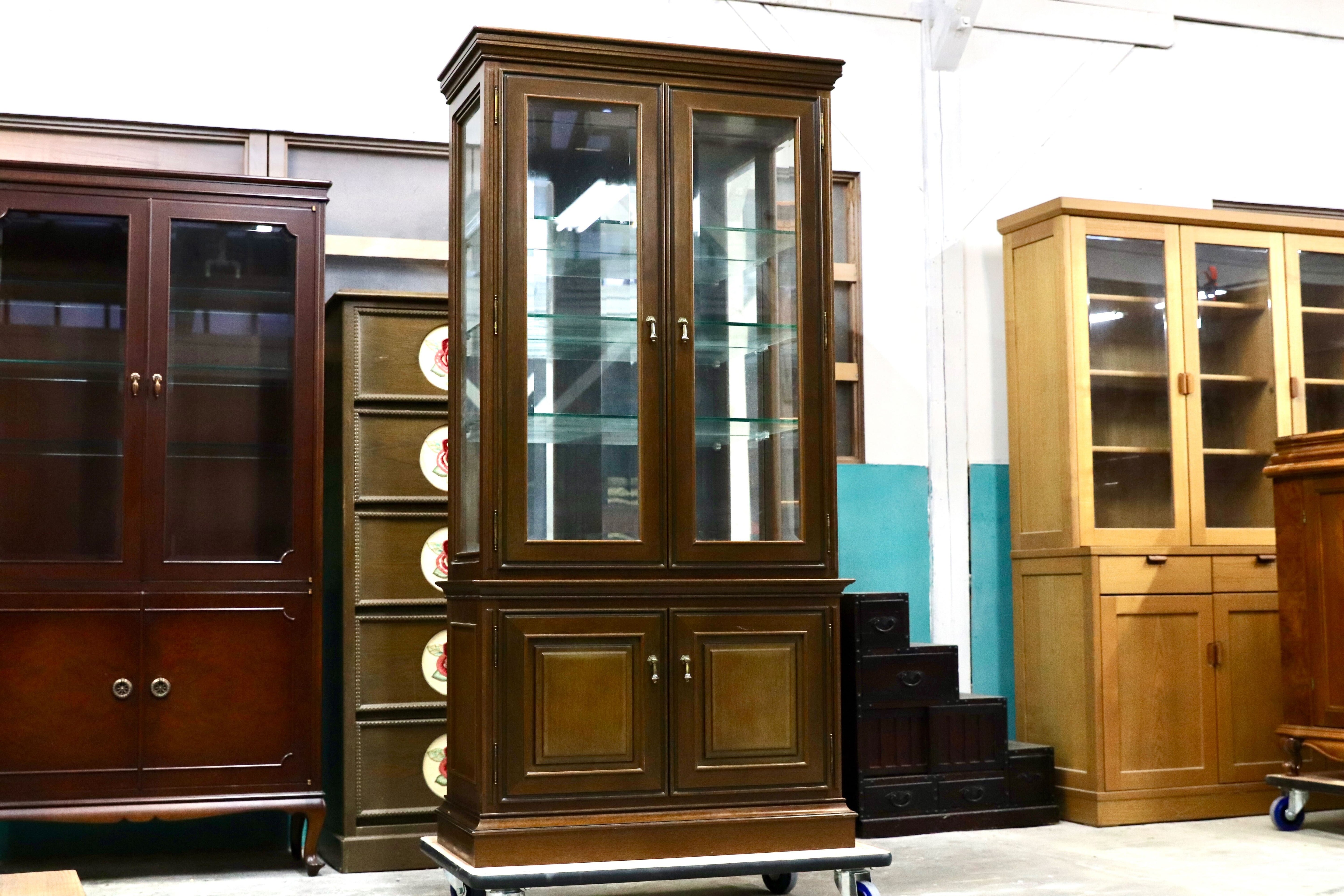 GMIK628A○maruni / マルニ ROYAL ロイヤル キャビネット 飾り棚 クラシック キュリオケース 定価約64.3万