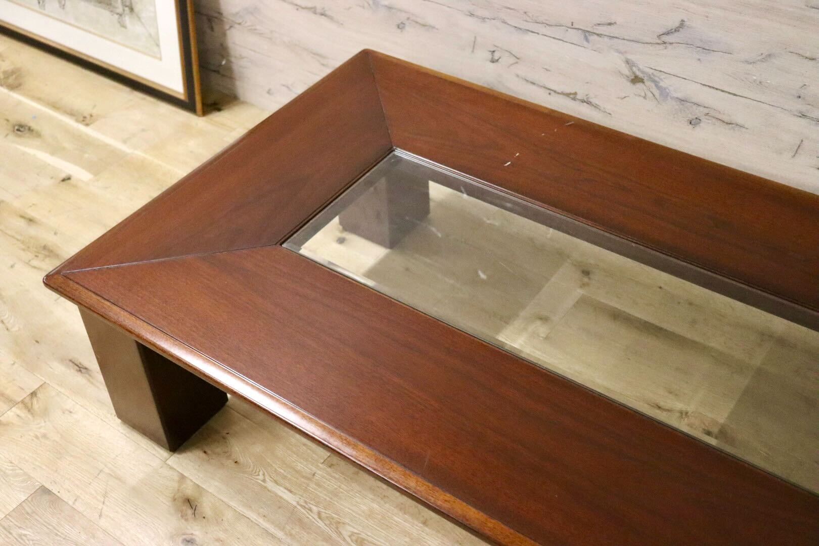 GMGK468○モリシゲ / MORISHIGE IDC大塚家具 グラハム センターテーブル リビングテーブル ローテーブル 応接 定価約19万