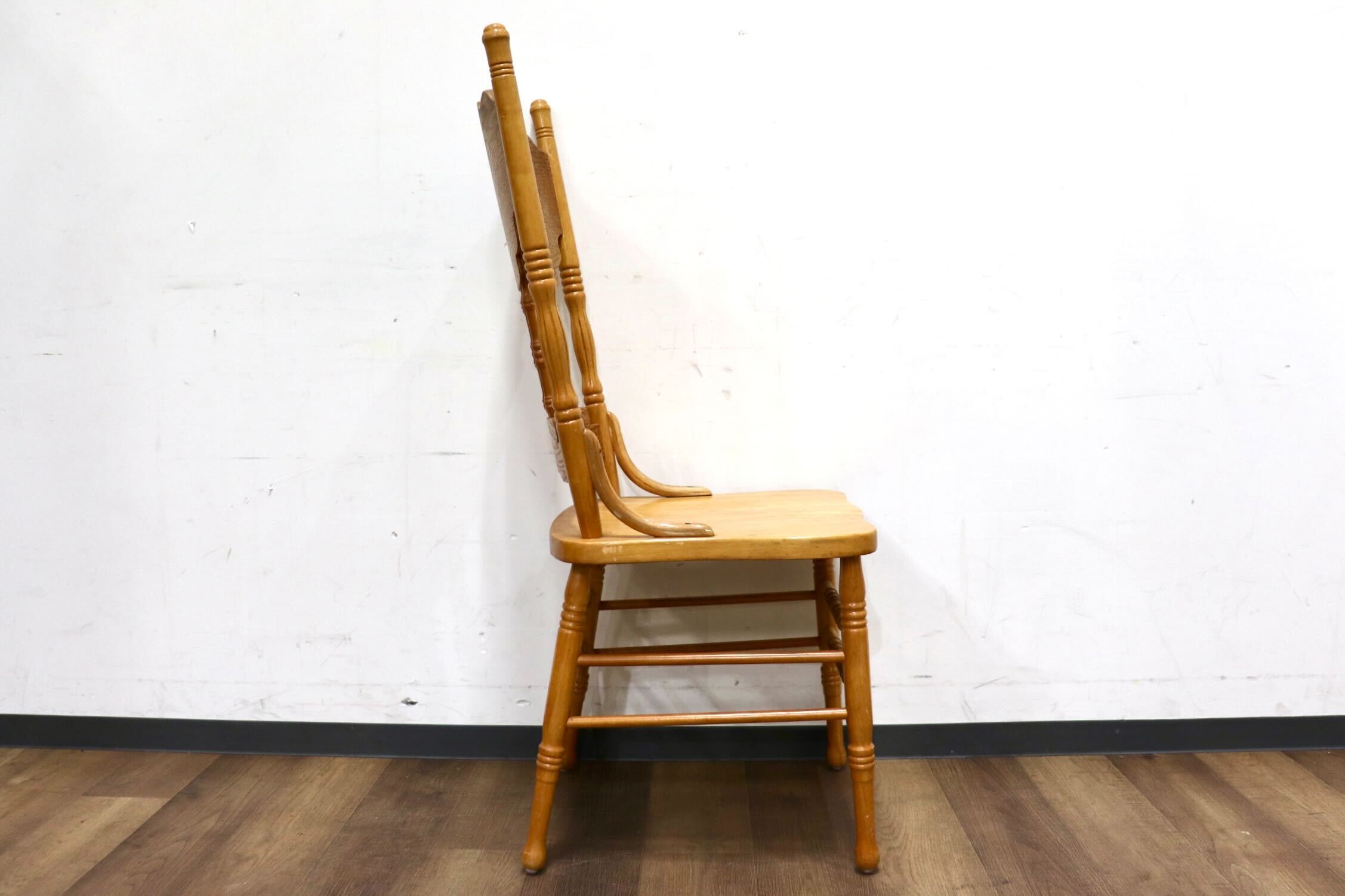 GMHH423F○Shin Lee / シンリー ダイニングチェア 食卓椅子 ハイバック オーク材 彫刻 カントリー アンティーク IDC大塚家具