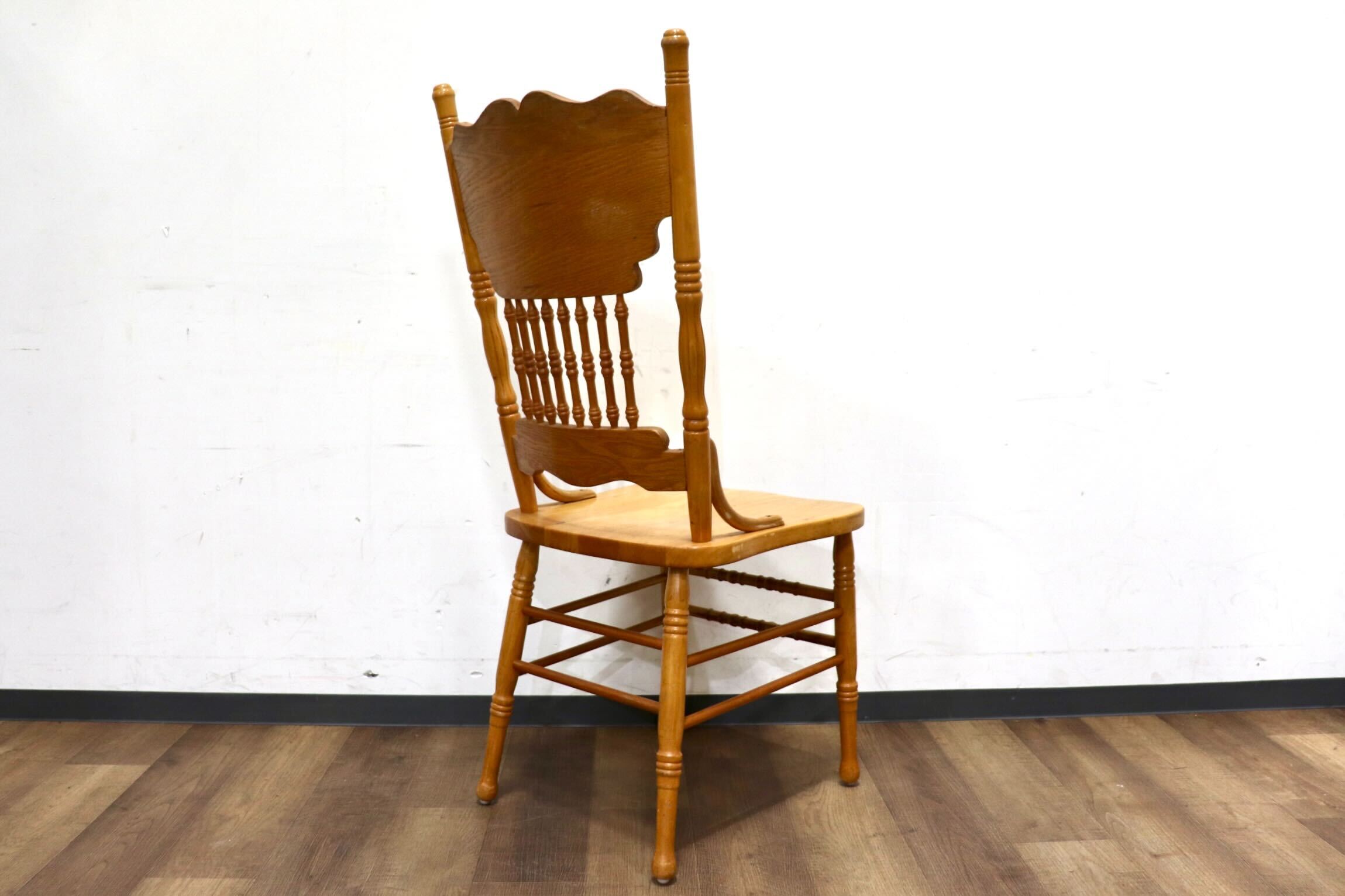 GMHH423F○Shin Lee / シンリー ダイニングチェア 食卓椅子 ハイバック オーク材 彫刻 カントリー アンティーク IDC大塚家具