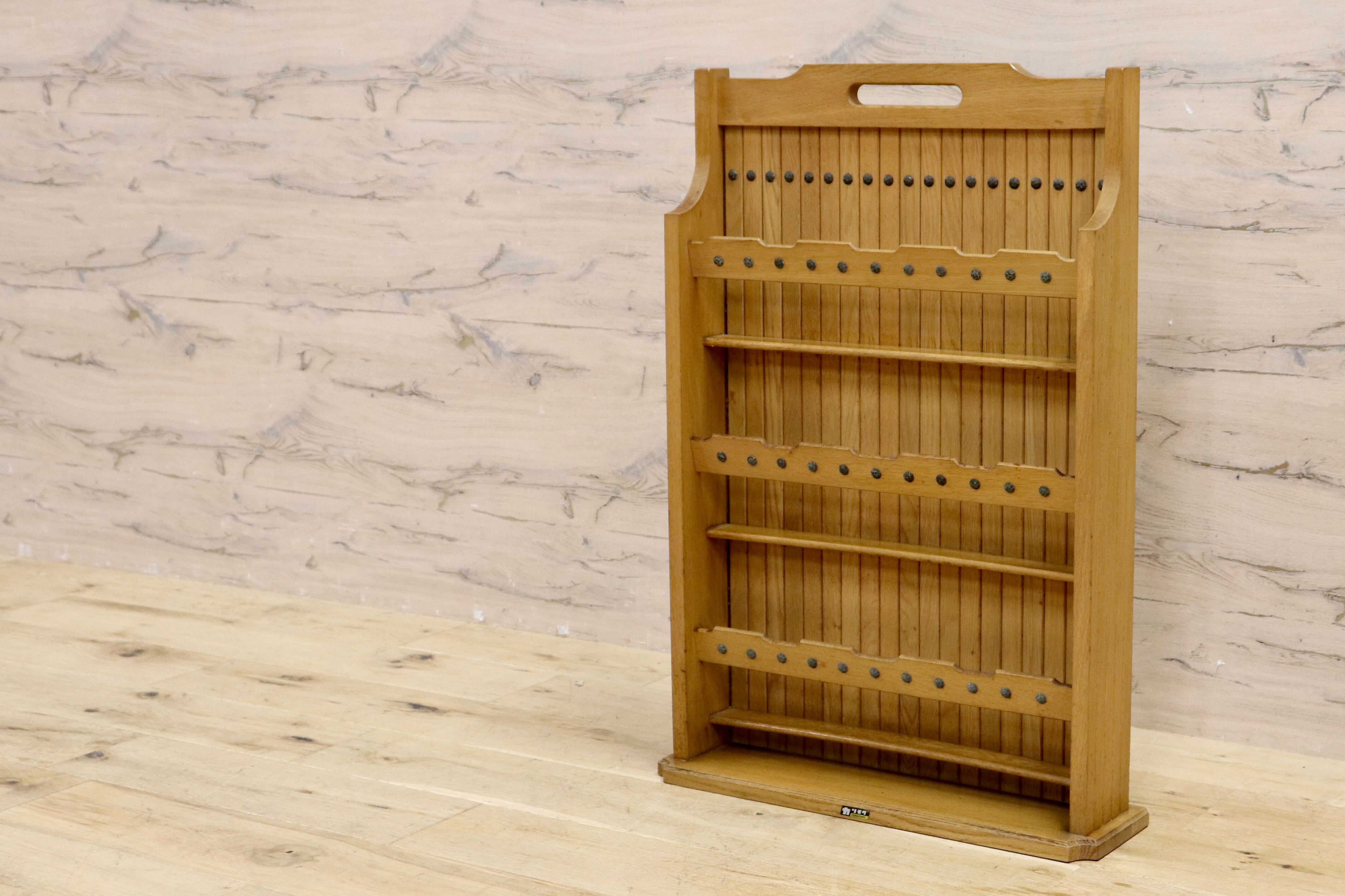 GMIS118B○カリモク / karimoku スリッパラック マガジンラック 収納 オールドカリモク レトロ ヴィンテージ カントリー