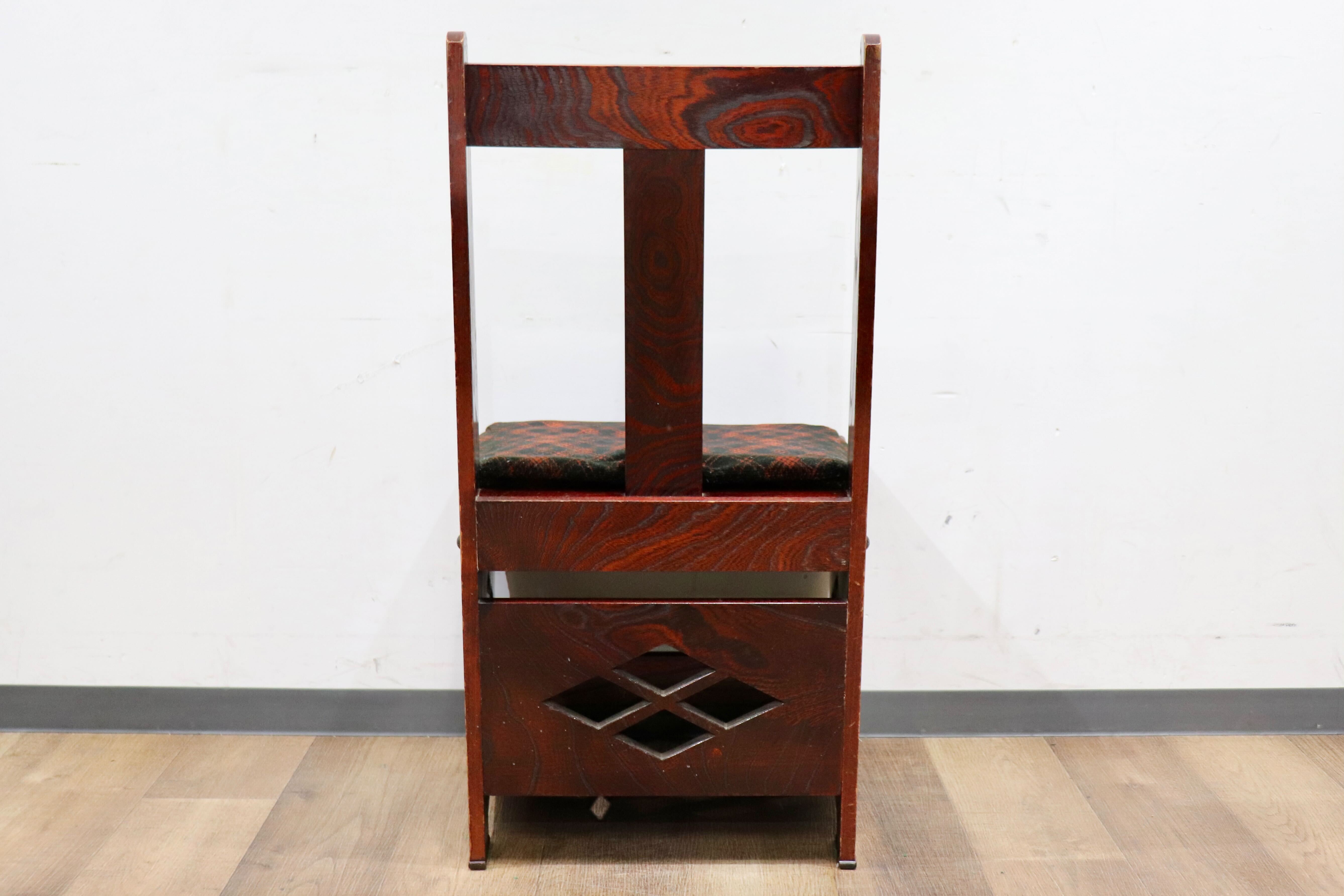 GMHH343A〇駿河民藝 欅材 囲炉裏 チェア ダイニングチェア 椅子 和家具 和モダン レトロ アンティーク 民芸家具 稀少