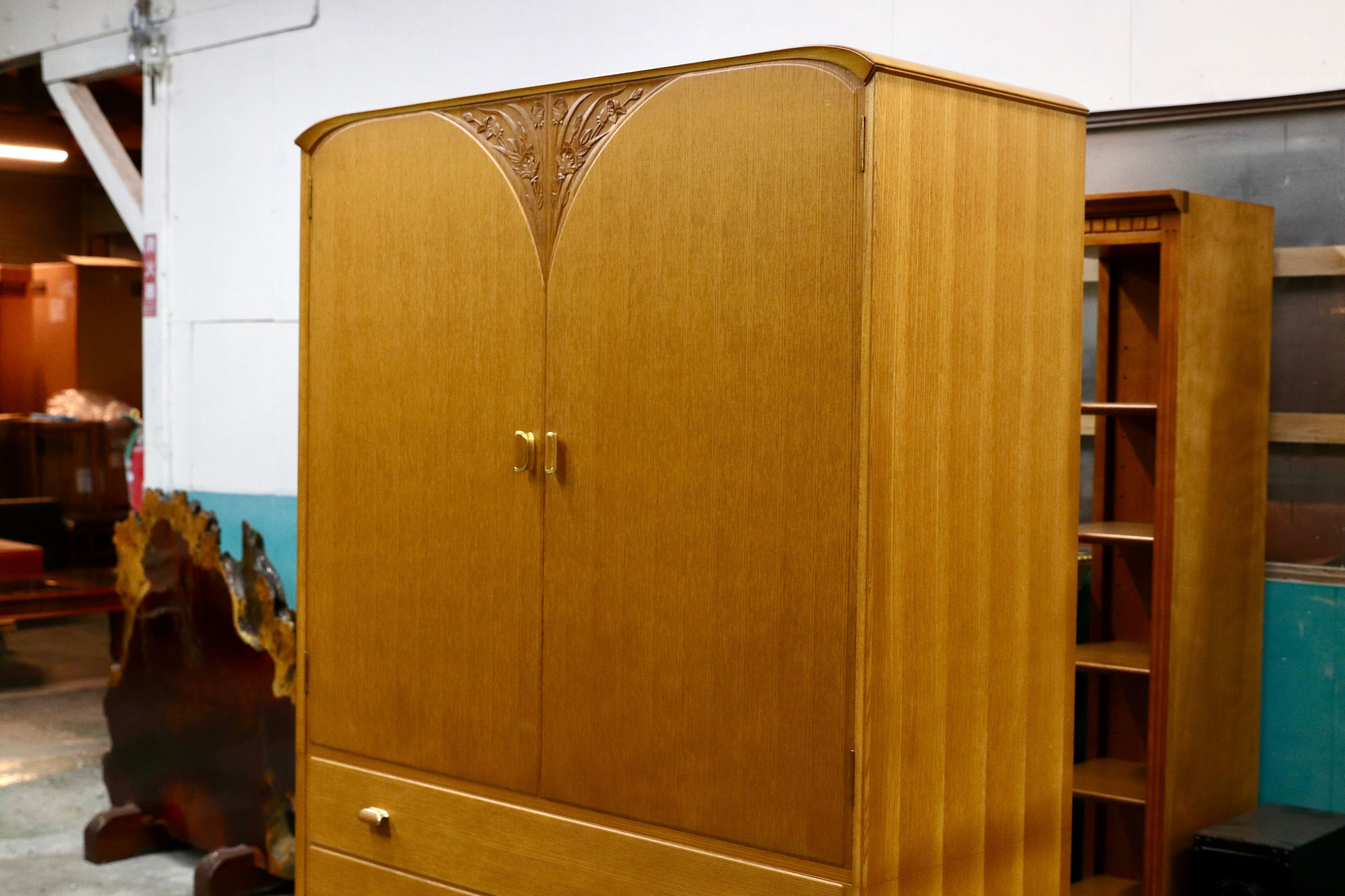 GMIH369A○多々納邦男 府中家具 最高峰 着物箪笥 整理箪笥 洋服箪笥 和家具 和モダン タンス 箪笥 約165万