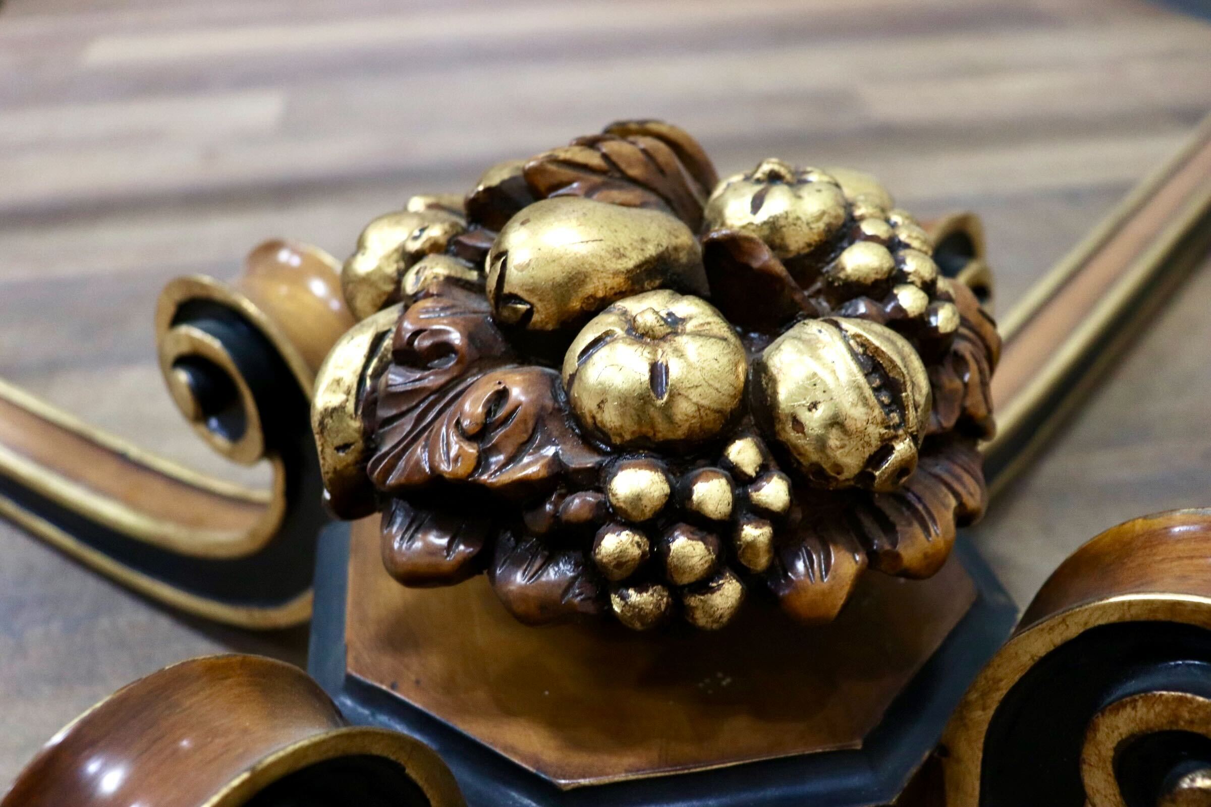 GMHH490○西洋 アンティーク リビングテーブル センターテーブル ガラス 彫刻 エレガント 検)スペイン MARINER VARO.S.A. VALENTI