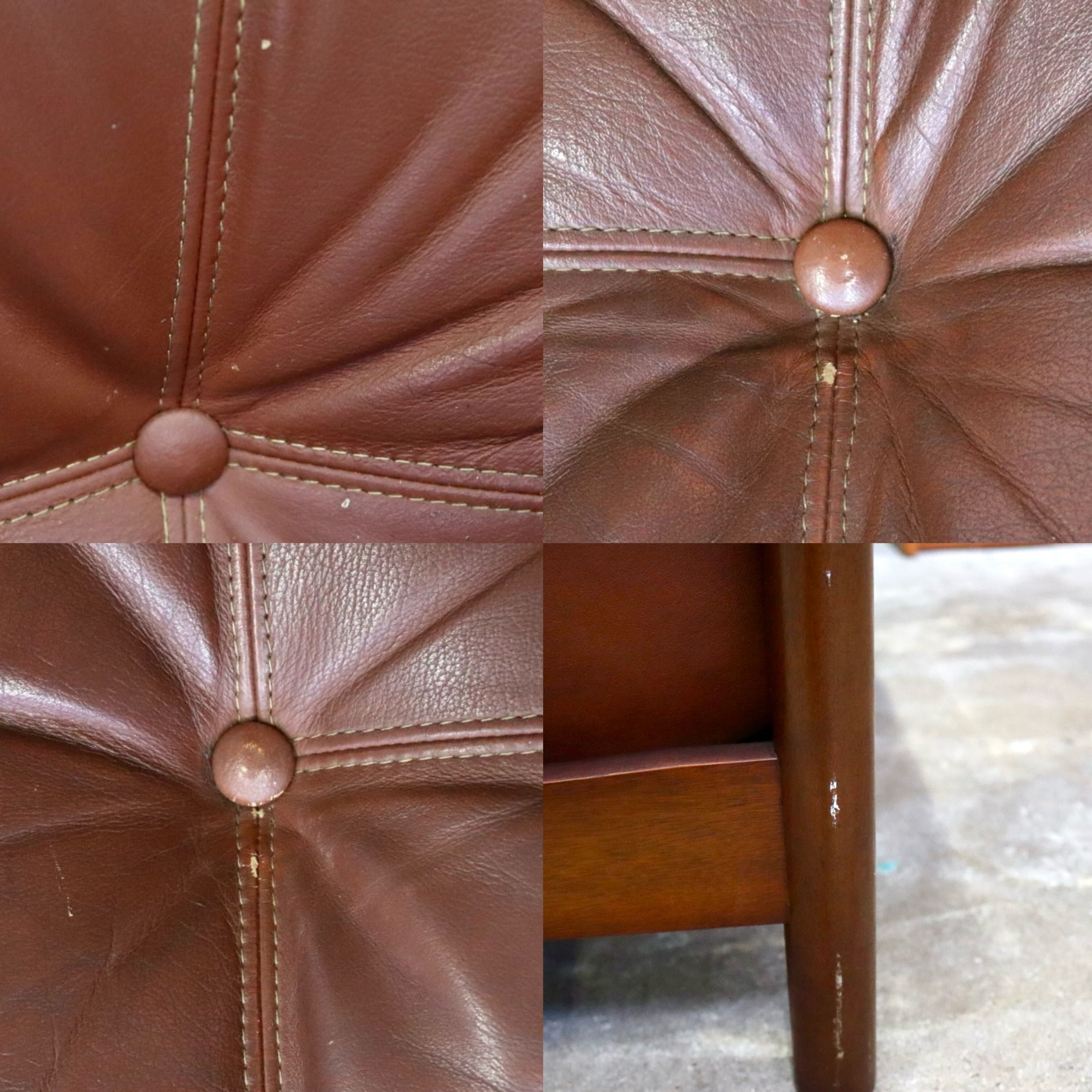 GMIH223B○maruni / マルニ Madison 1人掛けソファ シングルソファ 本革 ブラウン 北欧スタイル ヴィンテージ オールドマルニ 希少