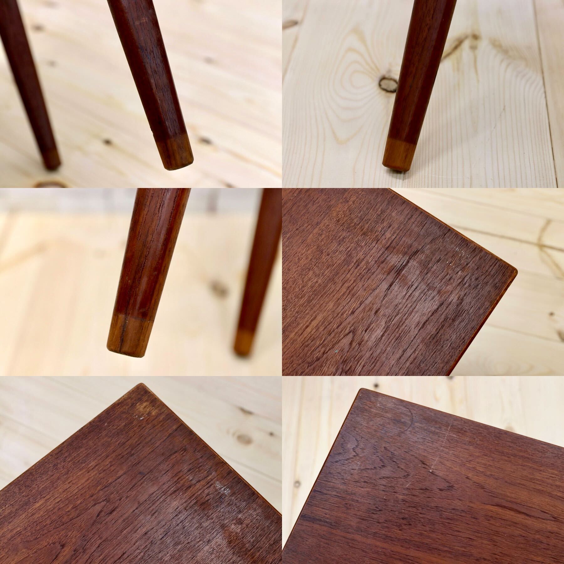 GMFK822○北欧ヴィンテージ センターテーブル リビングテーブル コーヒーテーブル ローテーブル チーク材 デンマーク製 検)オーレヴァンシャー