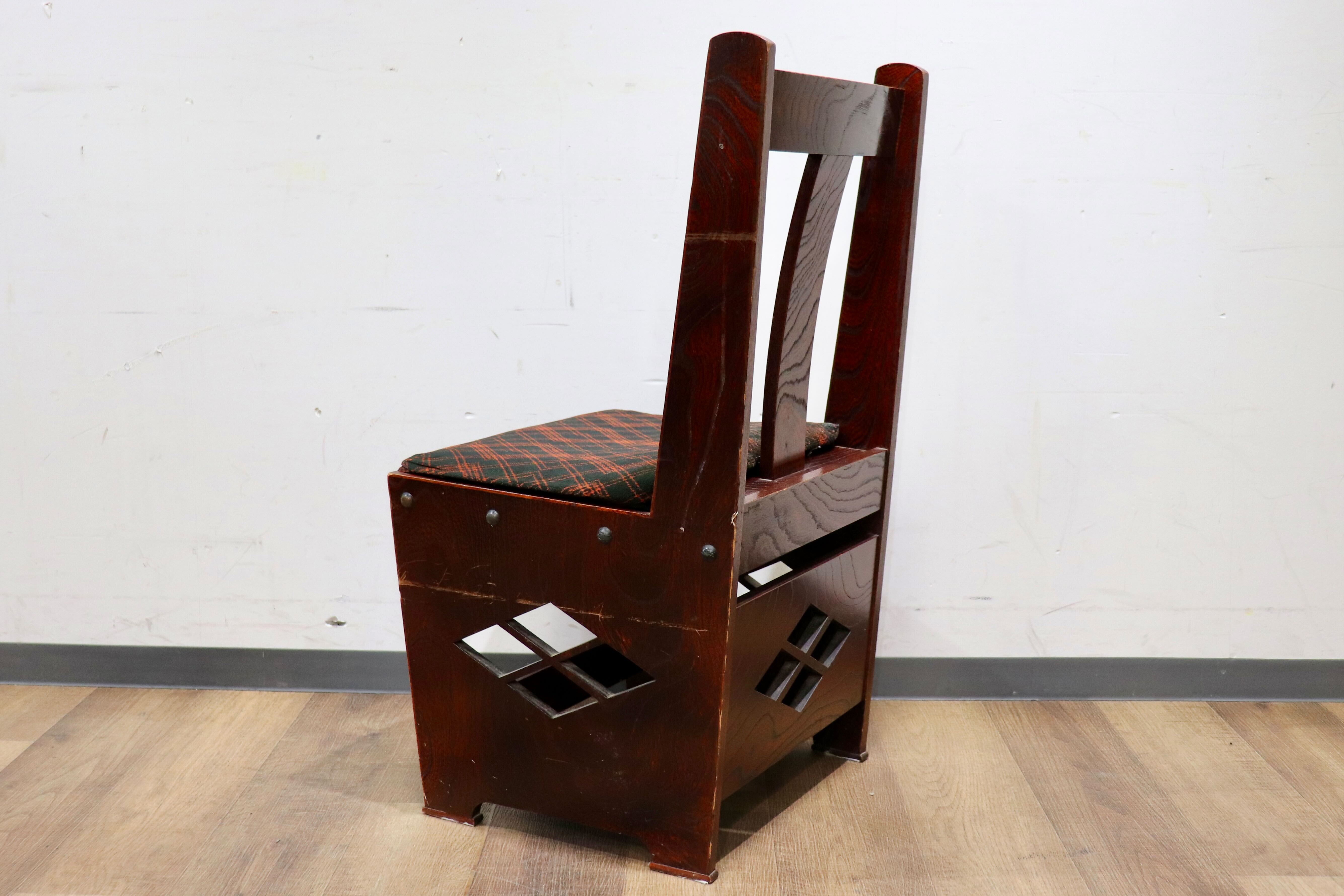 GMHH343C〇駿河民藝 欅材 囲炉裏 チェア ダイニングチェア 椅子 和家具 和モダン レトロ アンティーク 民芸家具 稀少