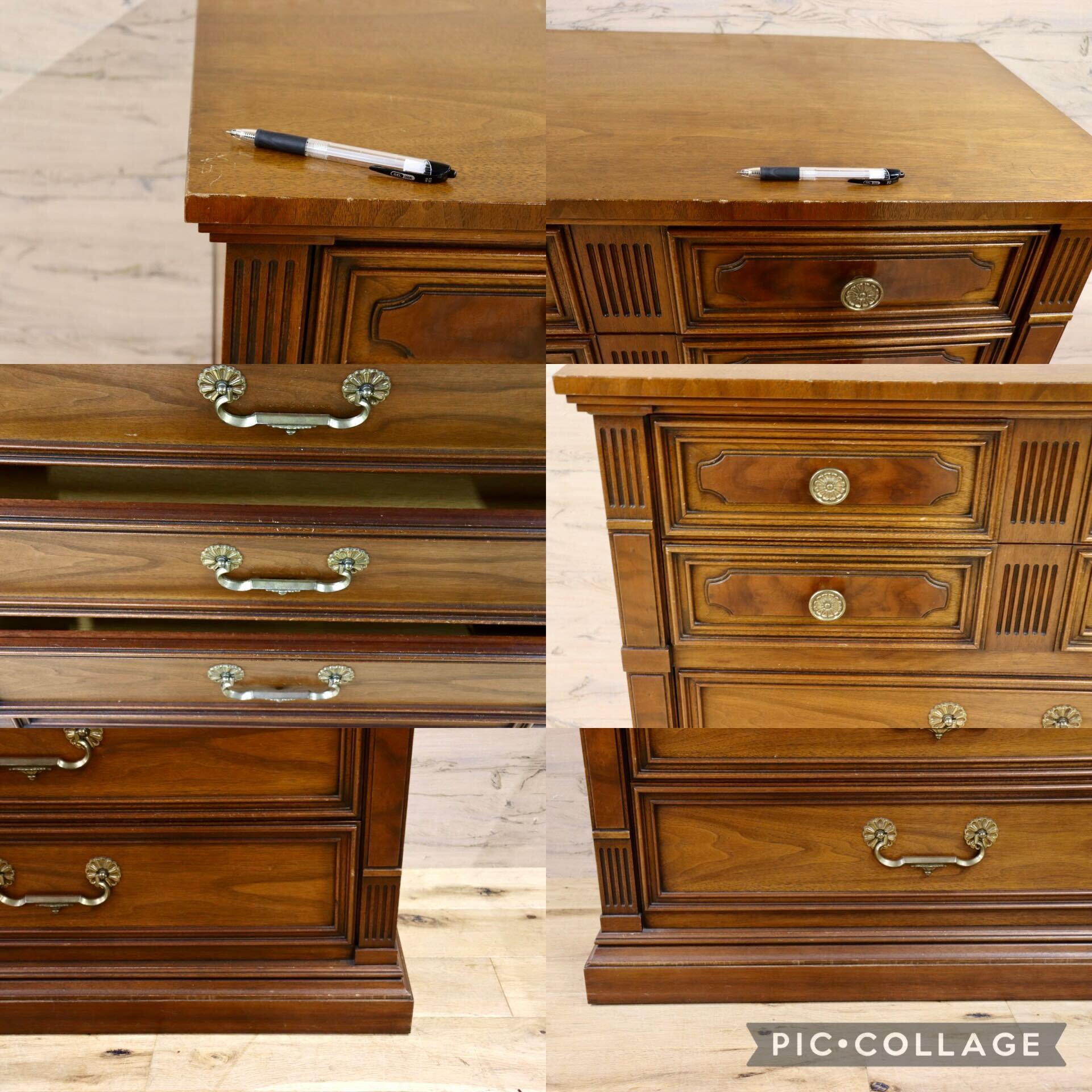 GMHK793B○DREXEL HERITAGE / ドレクセルヘリテイジ FRANCESCA フランチェスカ チェスト リビングボード 定価約72万 ヴィンテージ 最高級