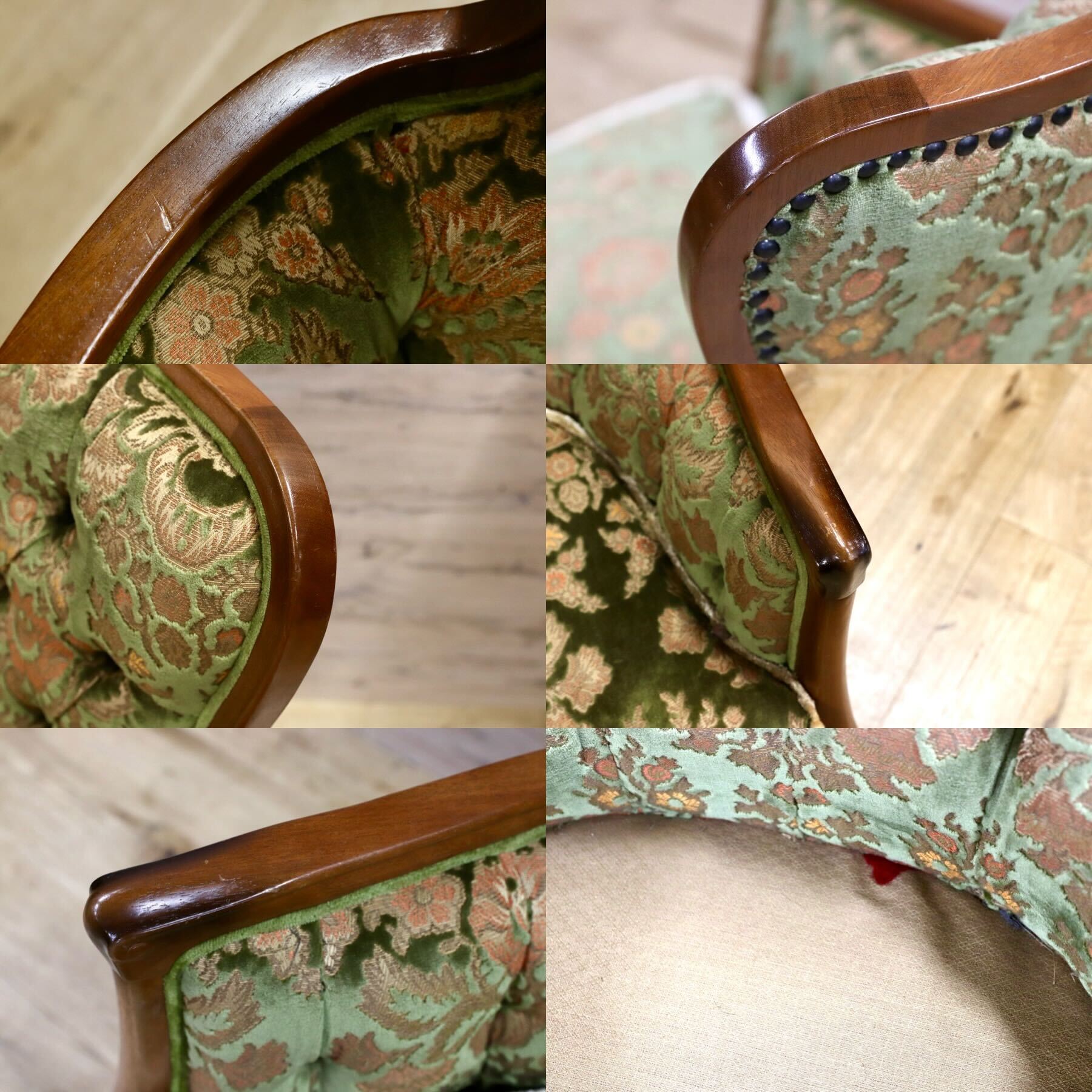 GMHH73A○maruni / マルニ オールドマルニ 1人掛けソファ シングルソファ ラウンジチェア クラシック 応接 ハイバックチェア