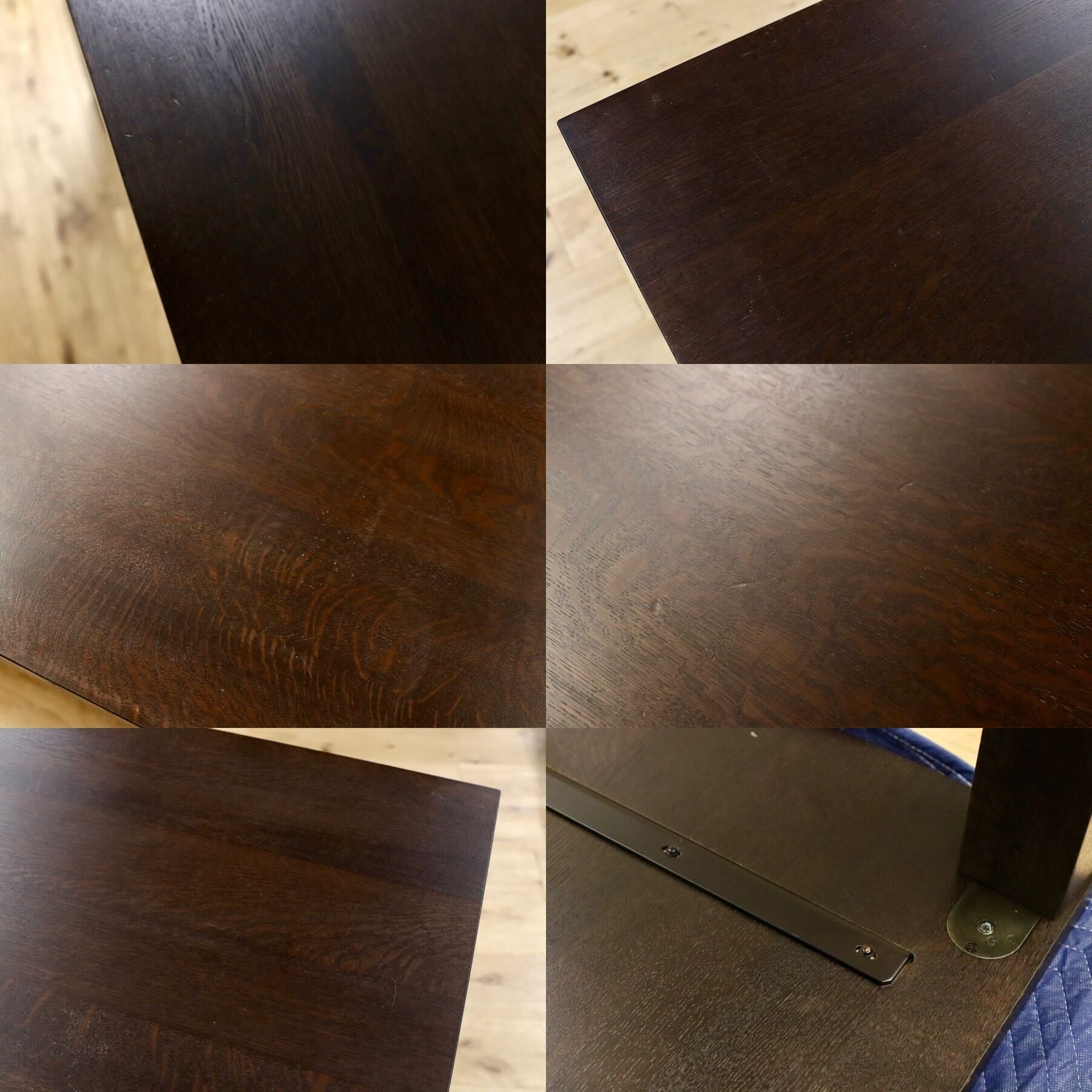 GMHF31○柏木工 / KASHIWA オーク材 ダイニングテーブル 食卓テーブル ダークブラウン 飛騨家具