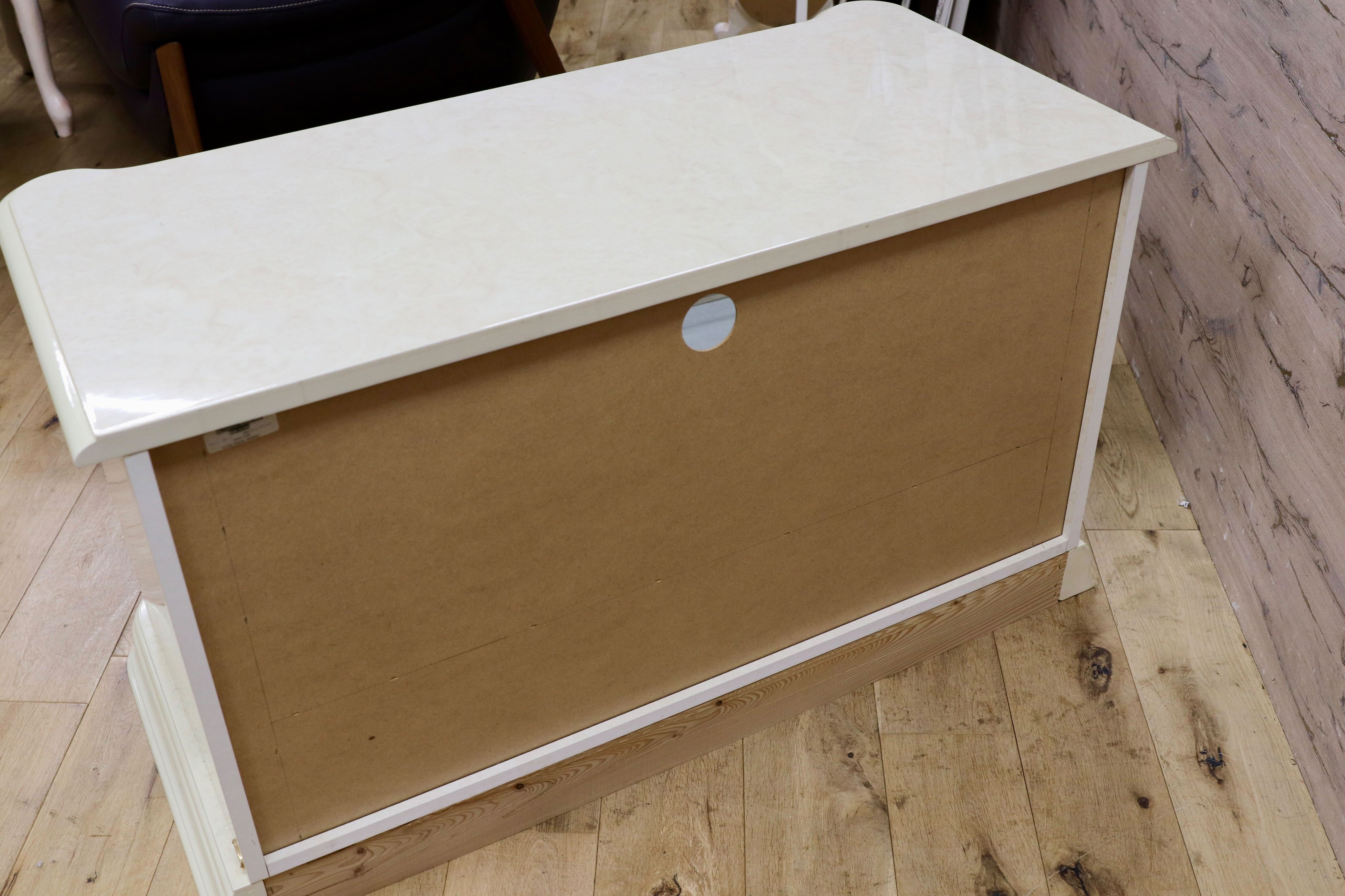 GMIS433○Saltarelli MOBILI / サルタレッリモビリ テレビボード TVボード AVボード ローボード リビング収納 ホワイト イタリア 約24万