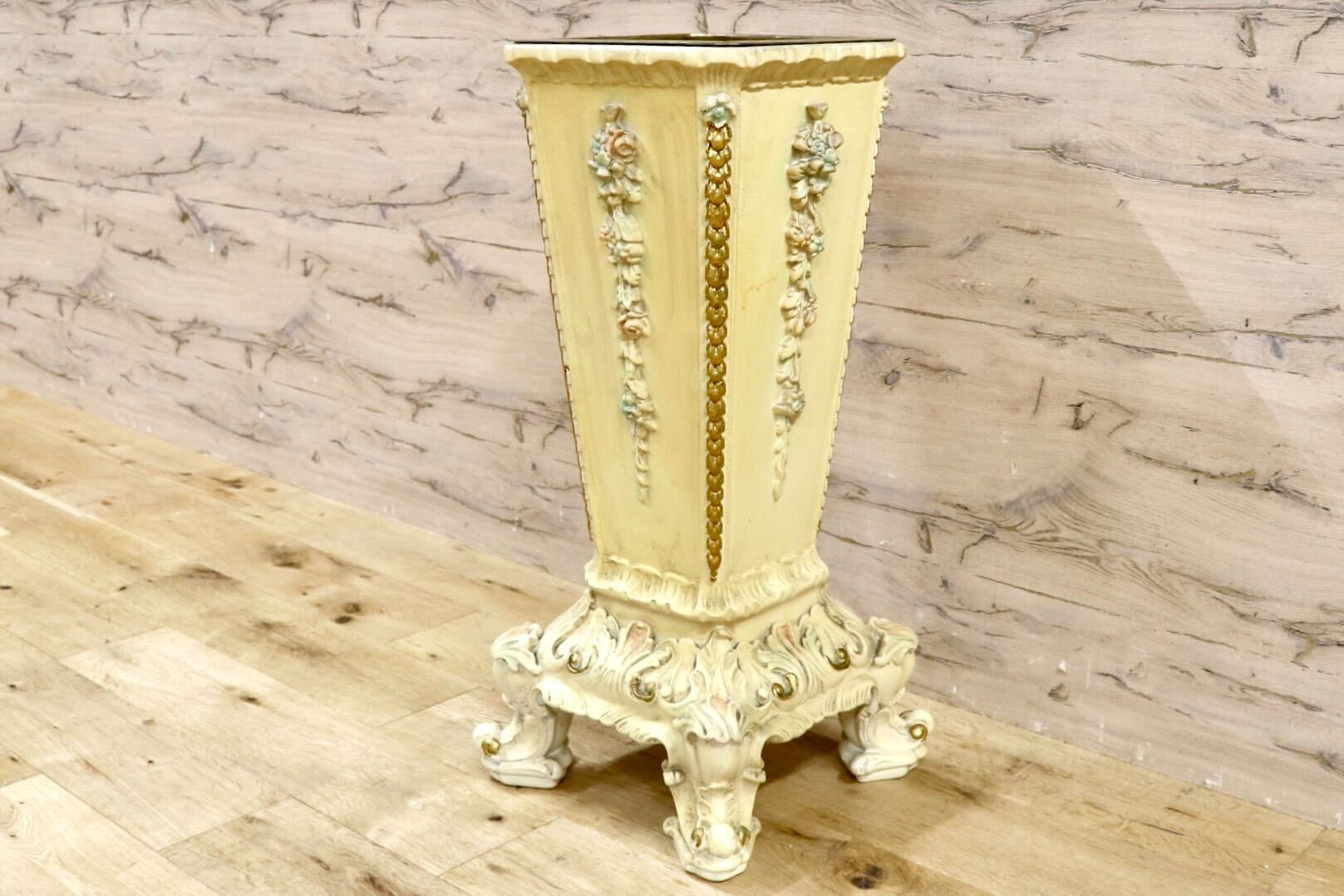 GMGH510B○イタリア製 ロココ調 アンブレラスタンド 傘立て インテリア エレガント シャビー 西洋 アンティーク 検)コルチャゴ シリック