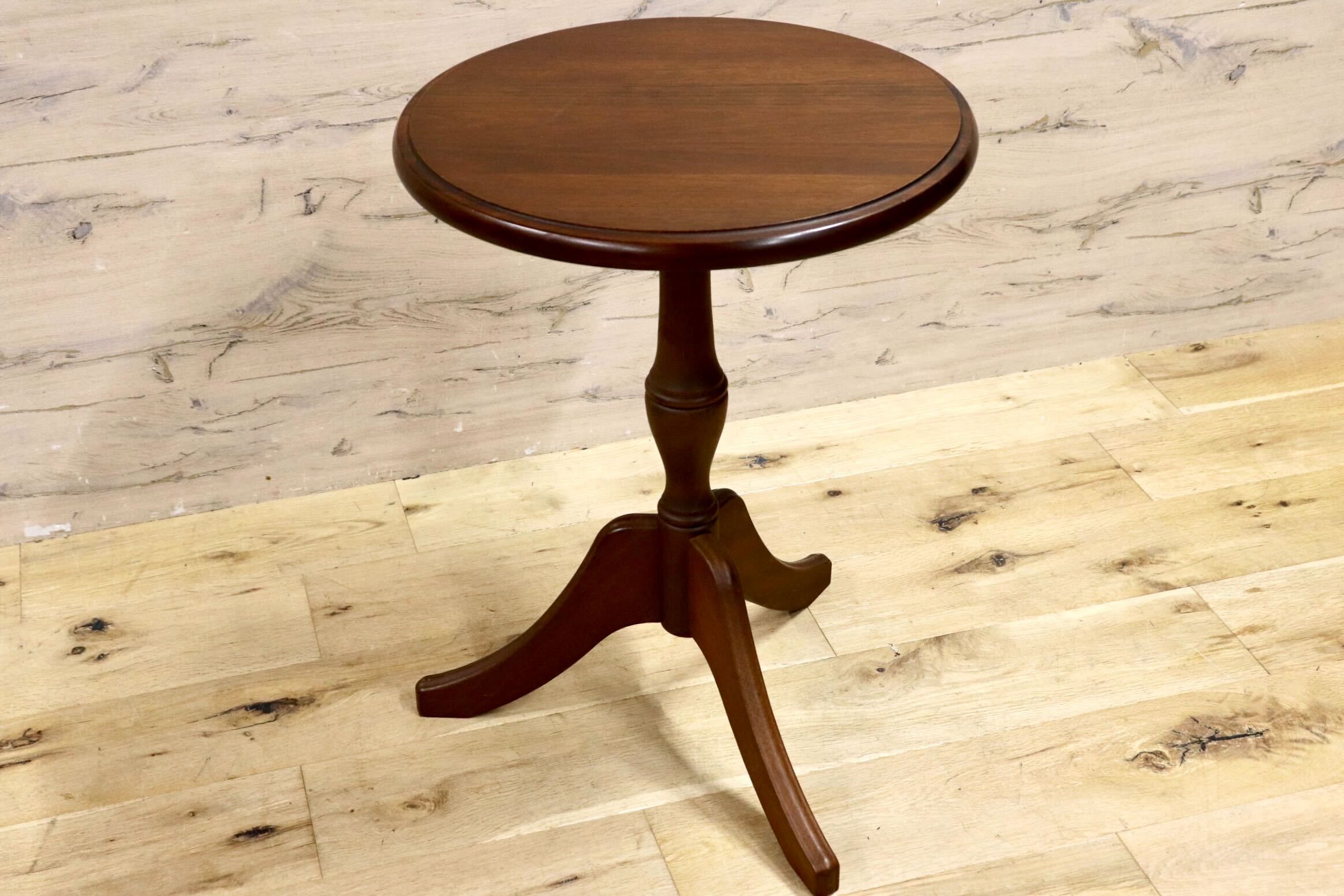 GMIH176○maruni / マルニ 地中海 ワインテーブル サイドテーブル コーヒーテーブル ビーチ材 ヨーロピアン クラシック 定価約4.9万