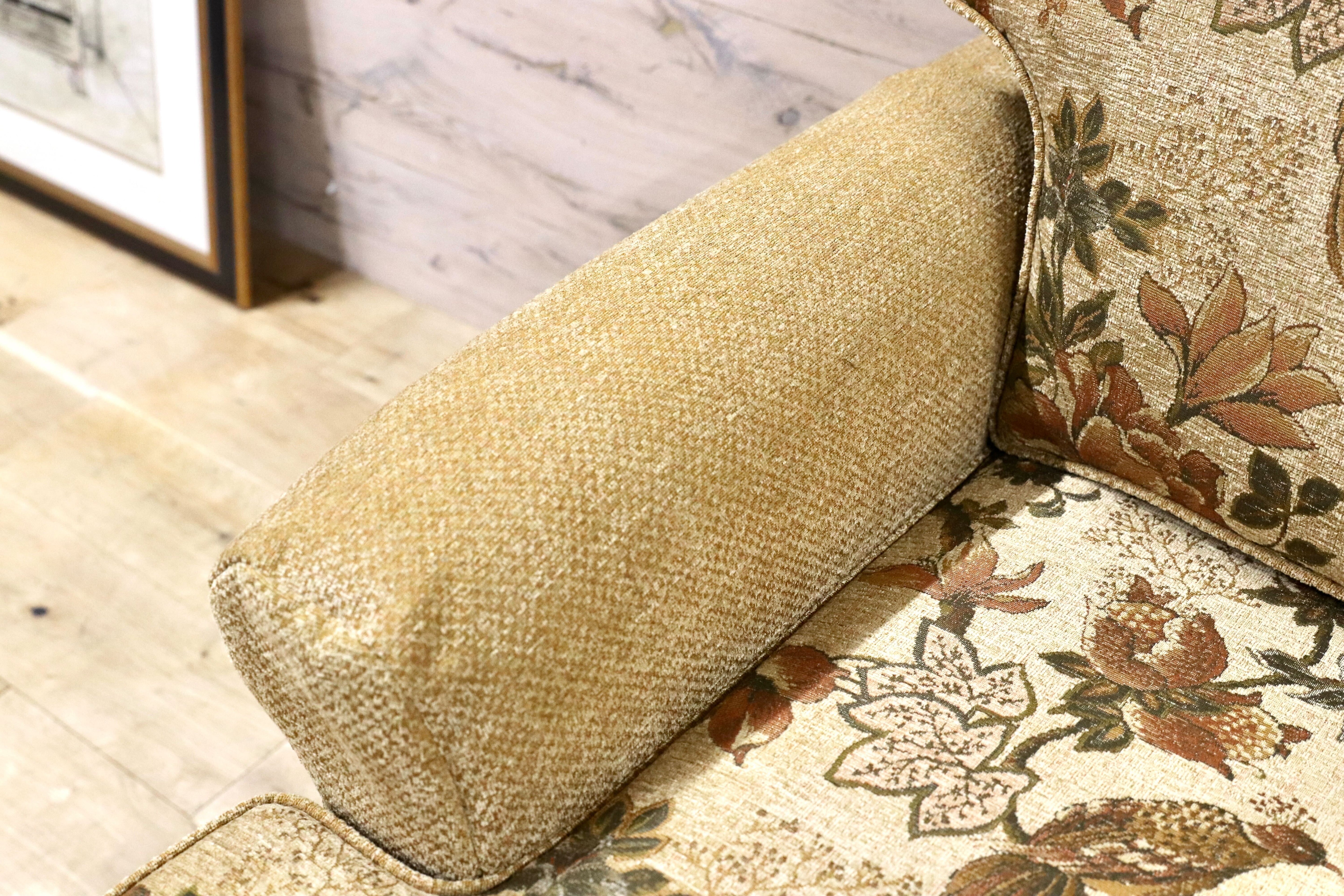 GMGS154B○DREXEL HERITAGE / ドレクセルヘリテイジ 最高級 3人掛けソファ トリプルソファ ファブリック クラシック 定価約120万 美品