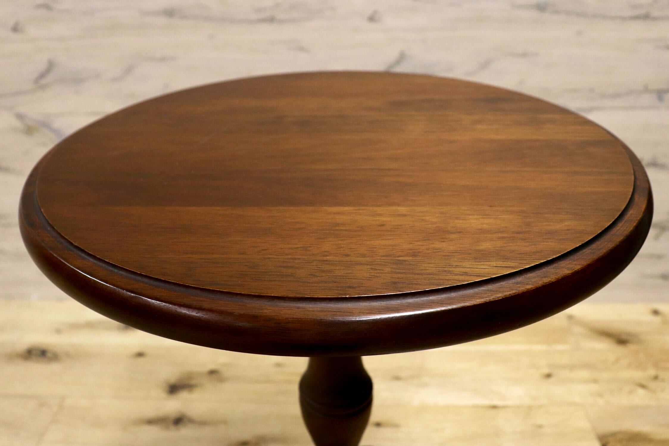 GMIH176○maruni / マルニ 地中海 ワインテーブル サイドテーブル コーヒーテーブル ビーチ材 ヨーロピアン クラシック 定価約4.9万