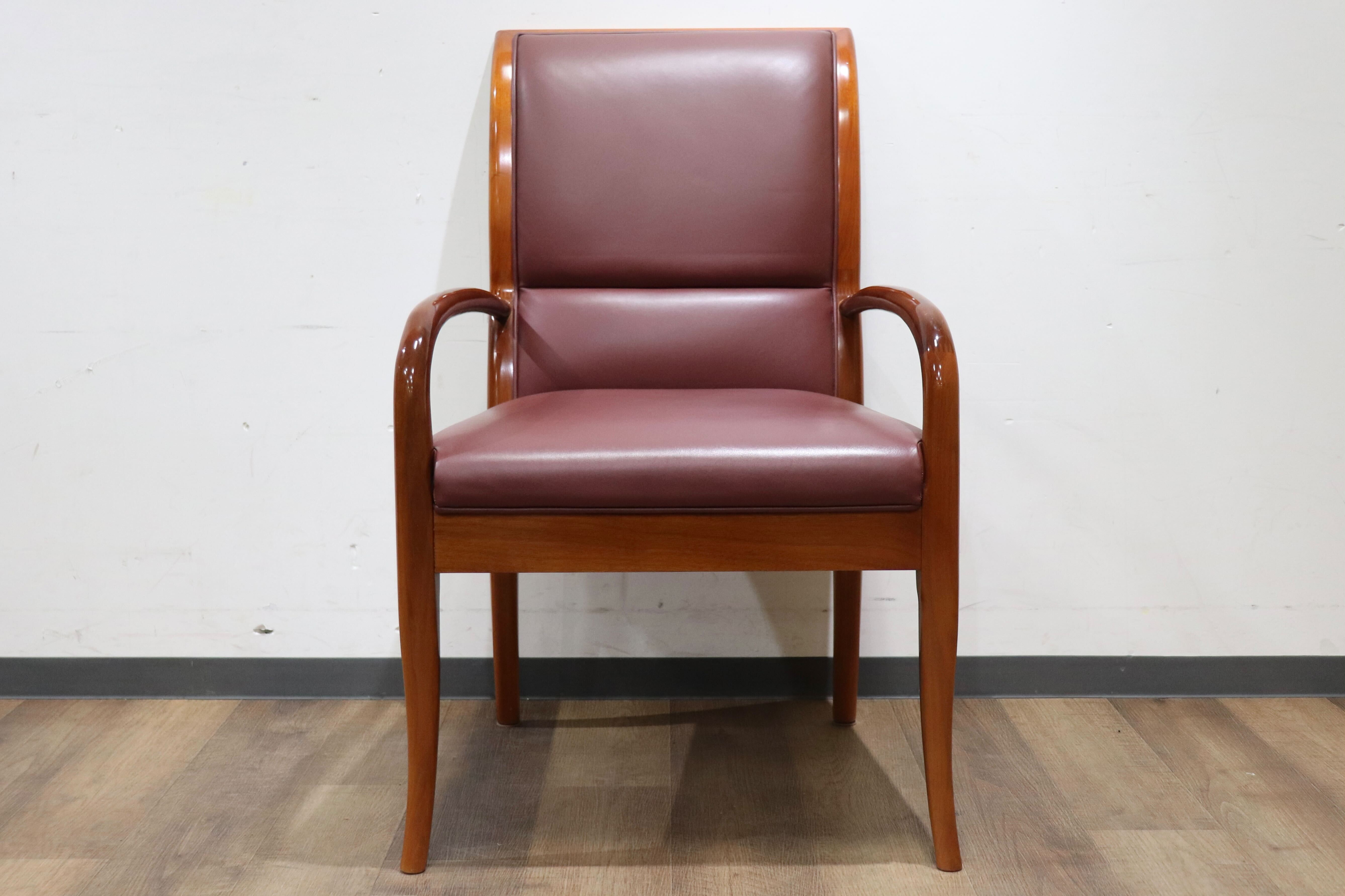 GMHK626B○domani / ドマーニ カリモク最高峰 Forza フォルザ ダイニングチェア アームチェア 食卓椅子 本革 モダン 肘置き 定価約27万