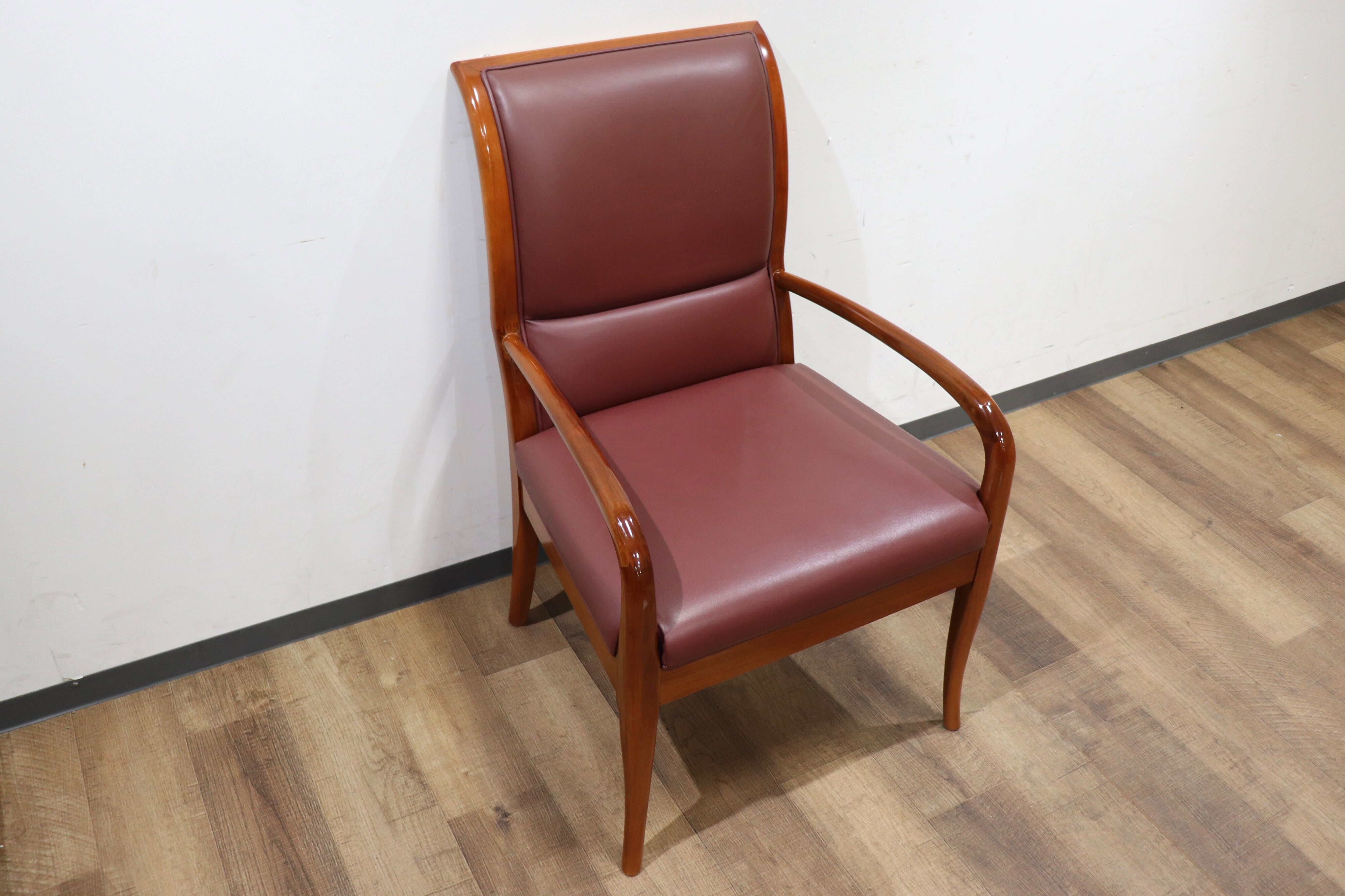 GMHK626B○domani / ドマーニ カリモク最高峰 Forza フォルザ ダイニングチェア アームチェア 食卓椅子 本革 モダン 肘置き 定価約27万