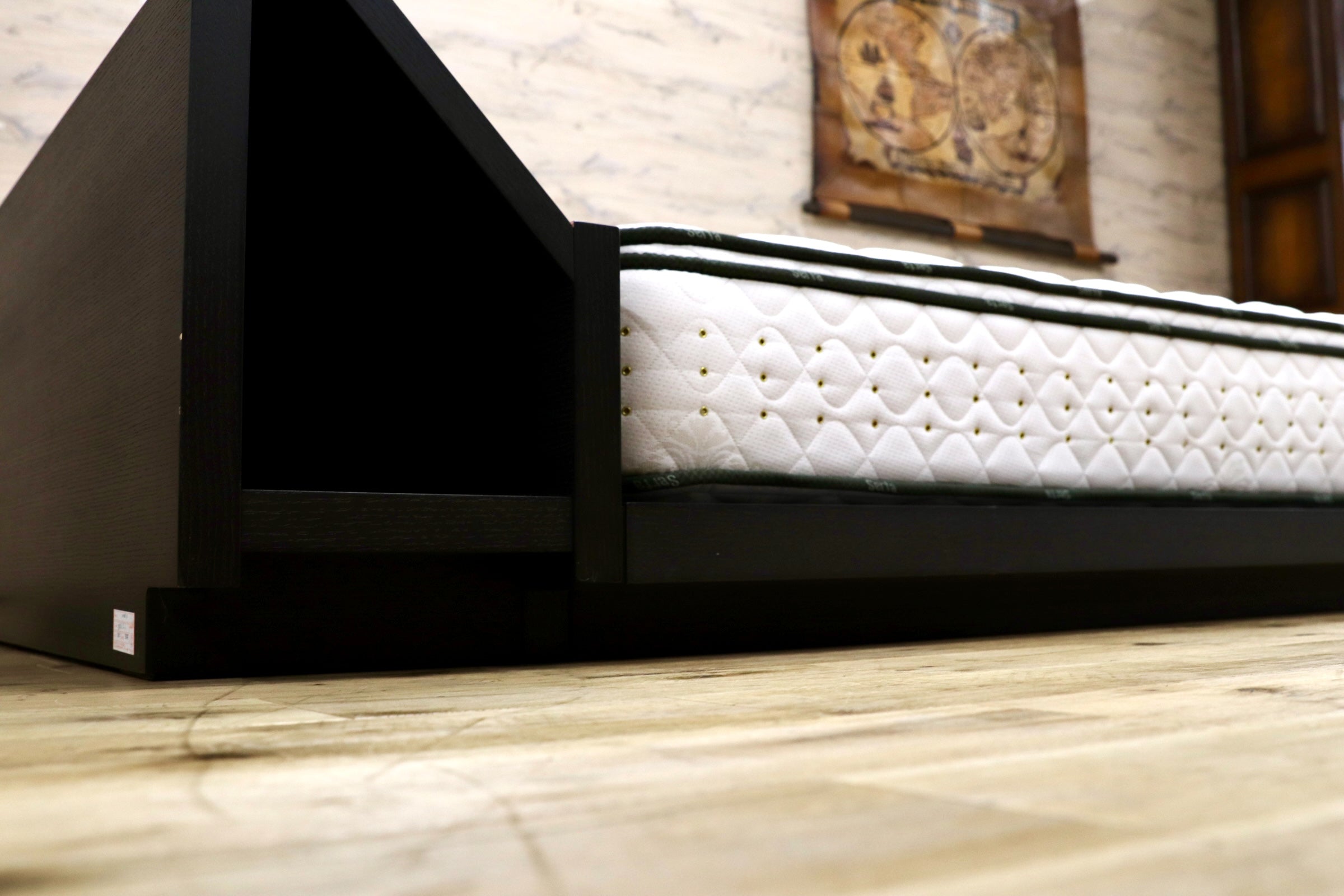 GMIK106○dreambed / ドリームベッド × Serta / サータ クイーンベッド マットレスセット LED照明付き 約47万 モデルルーム展示品