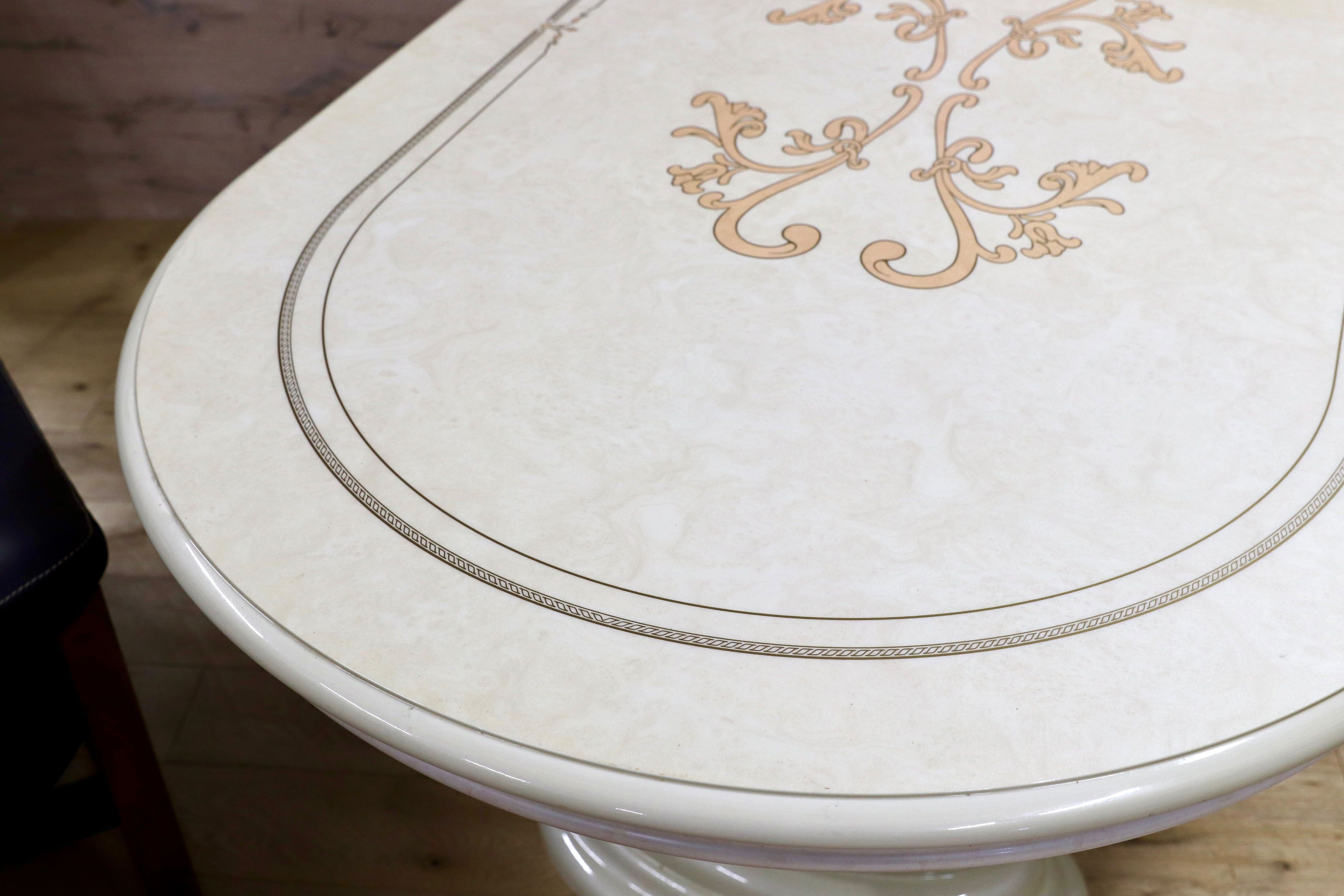 GMIS432○Saltarelli MOBILI / サルタレッリモビリ フローレンス ダイニングテーブル 食卓テーブル ロココ調 クラシック 約28万