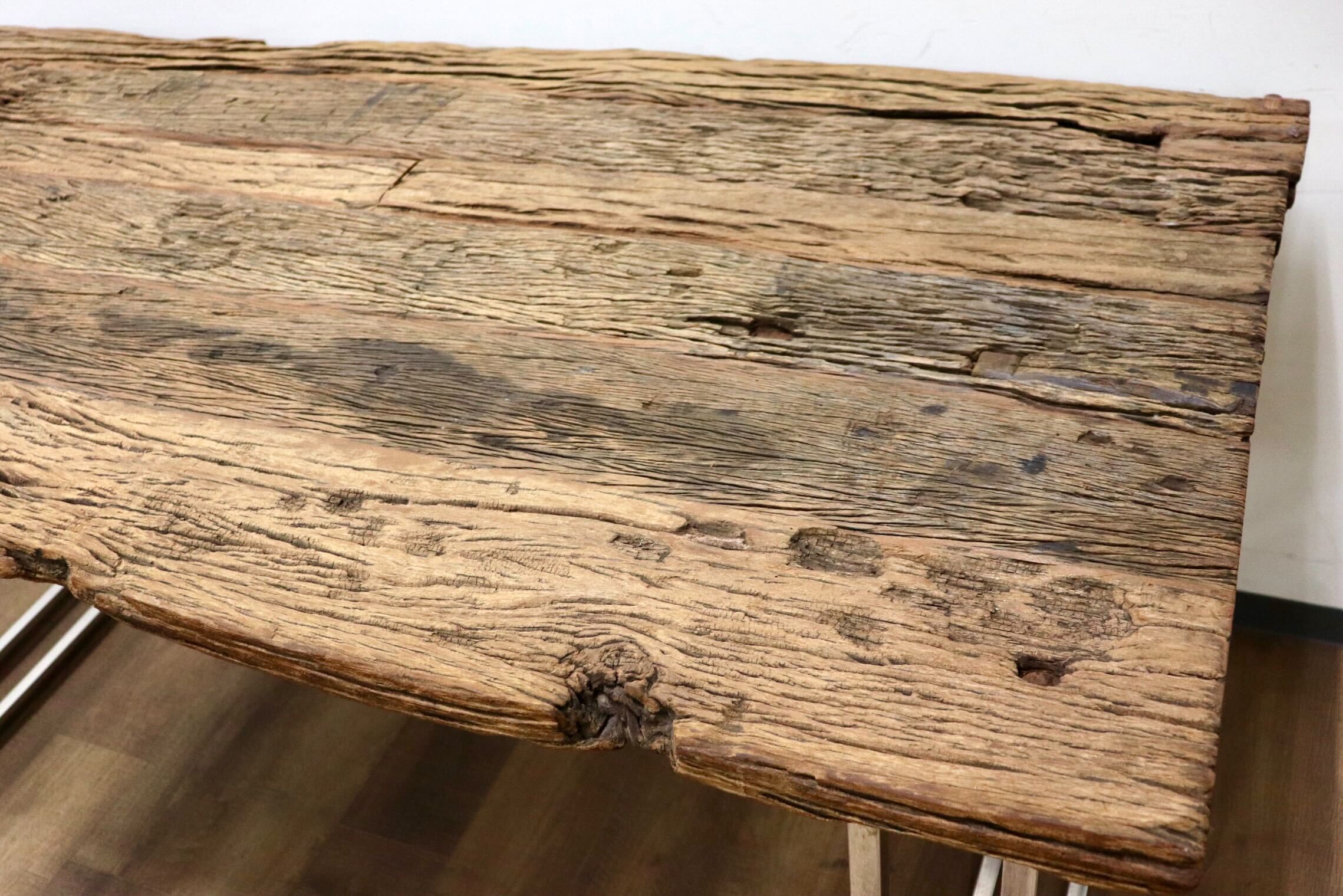 GMHK82○FAR EAST FURNITURE RAILWAY ダイニングテーブル 作業台 食卓テーブル ASPLUND インダストリアル 廃番 定価約22万