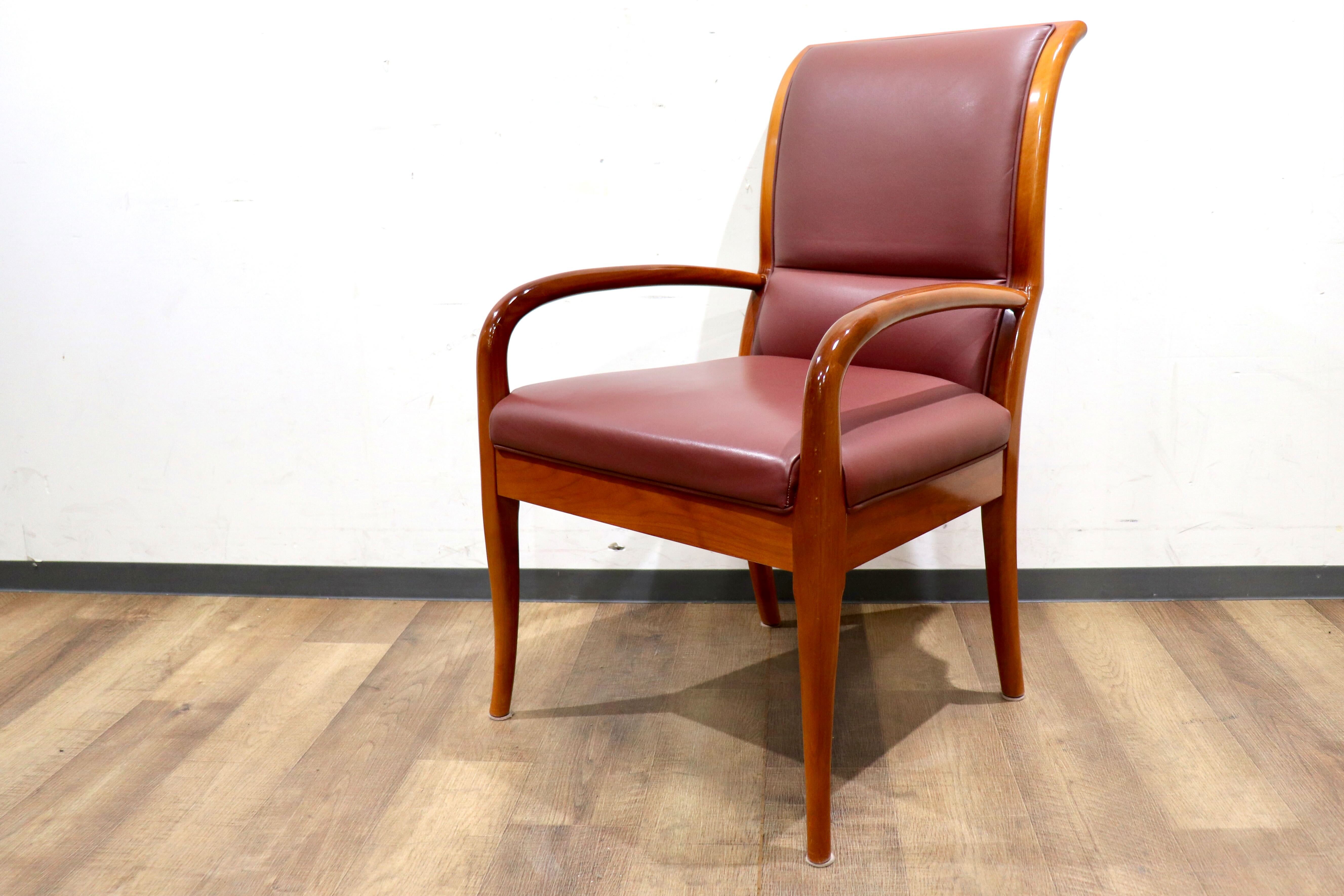 GMHK626D○domani / ドマーニ カリモク最高峰 Forza フォルザ ダイニングチェア アームチェア 食卓椅子 本革 モダン 肘置き 定価約27万