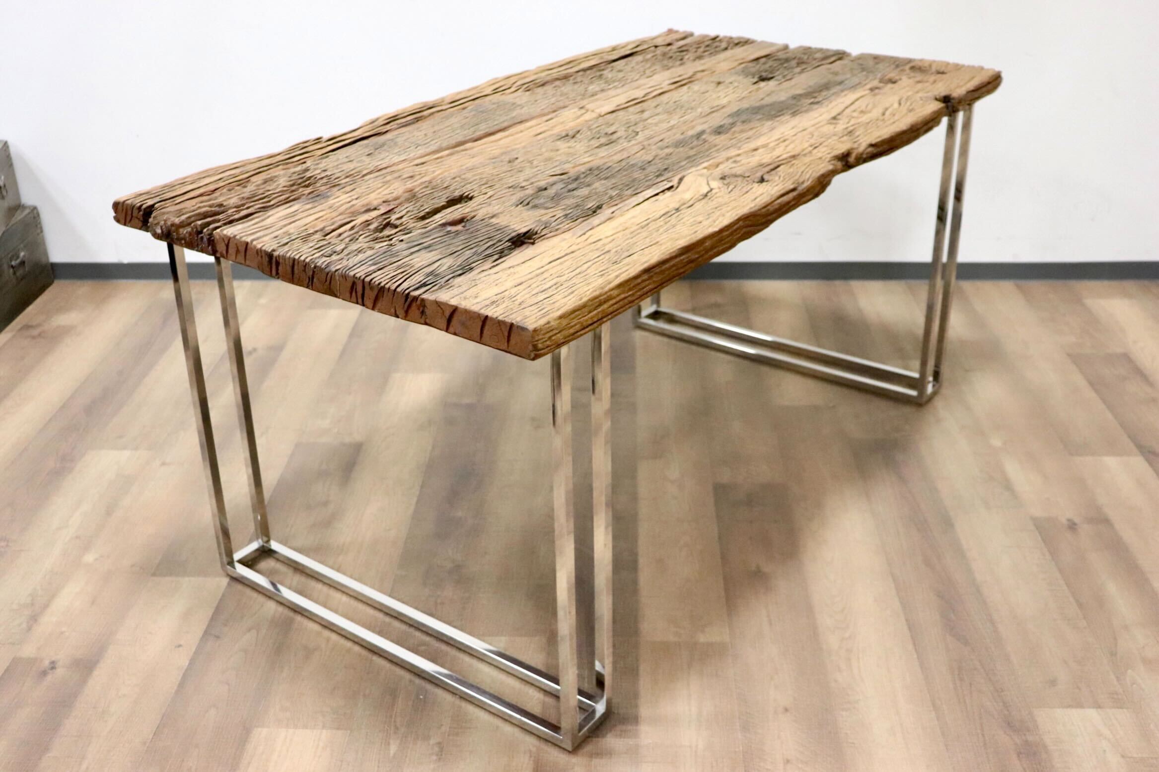 GMHK82○FAR EAST FURNITURE RAILWAY ダイニングテーブル 作業台 食卓テーブル ASPLUND インダストリアル 廃番 定価約22万