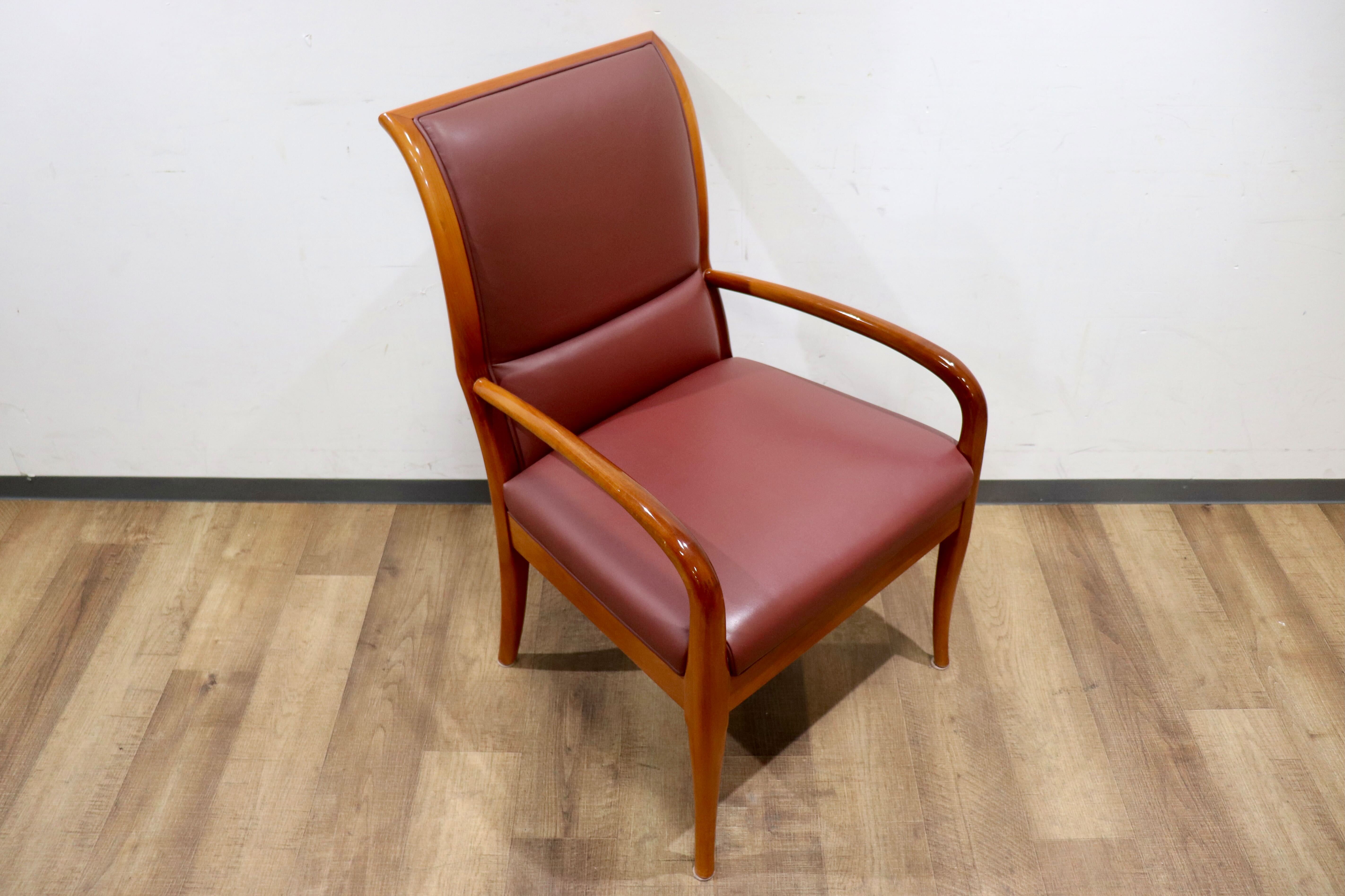 GMHK626D○domani / ドマーニ カリモク最高峰 Forza フォルザ ダイニングチェア アームチェア 食卓椅子 本革 モダン 肘置き 定価約27万