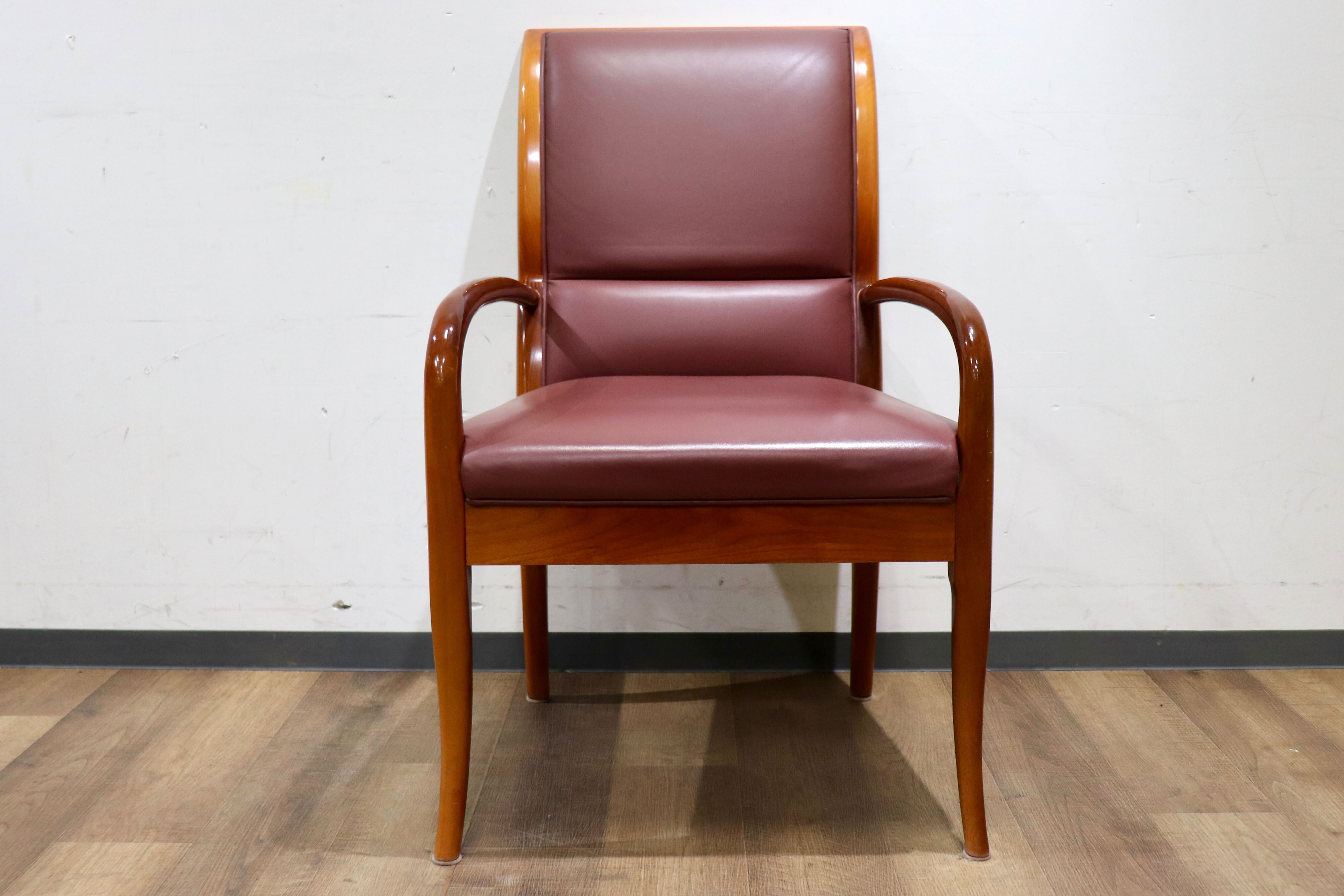 GMHK626D○domani / ドマーニ カリモク最高峰 Forza フォルザ ダイニングチェア アームチェア 食卓椅子 本革 モダン 肘置き 定価約27万