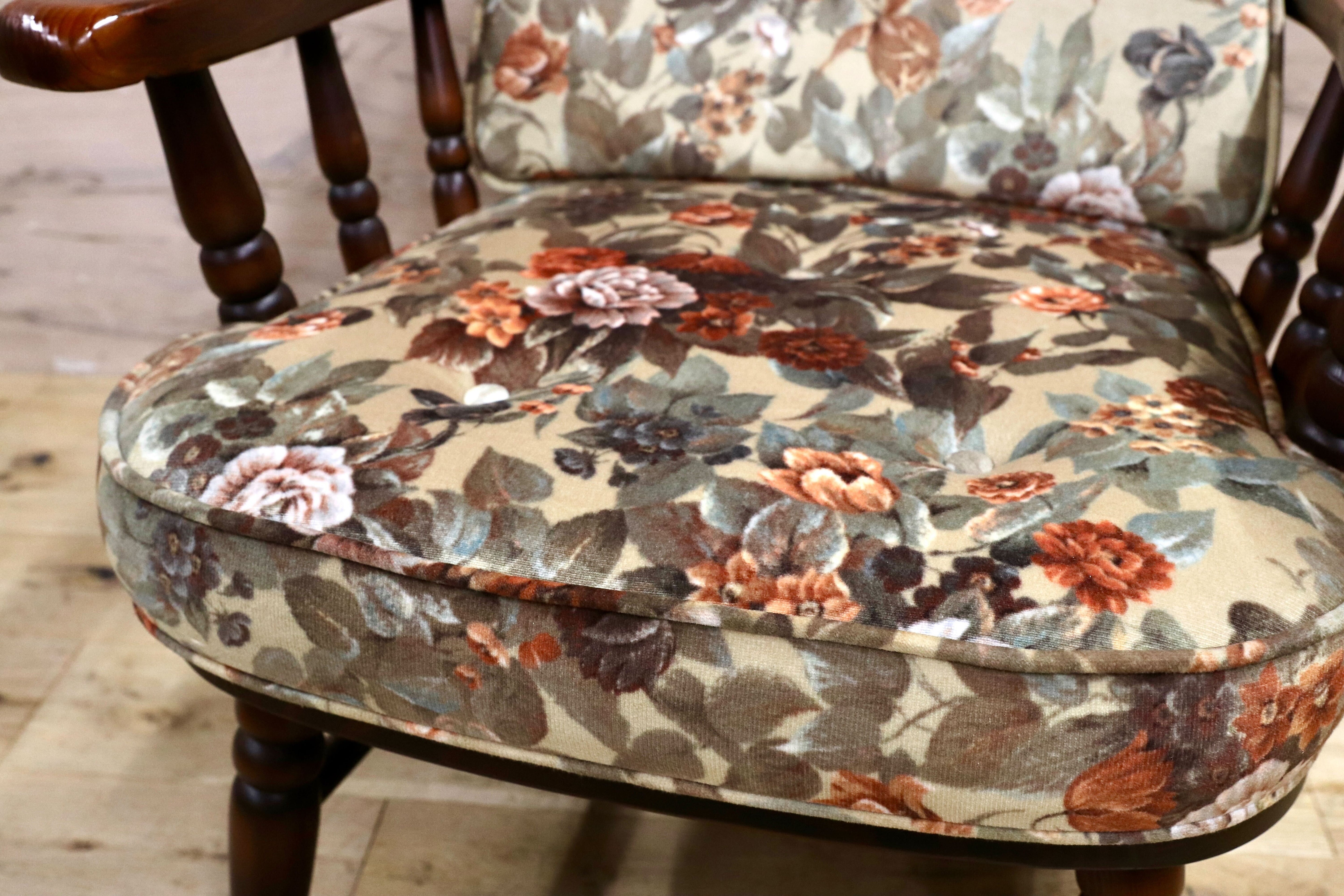 GMIS414B○飛騨産業 / HIDA キツツキ フロンティア アームチェア 椅子 1人掛けソファ ラウンジチェア 廃番 オールド カントリー 稀少