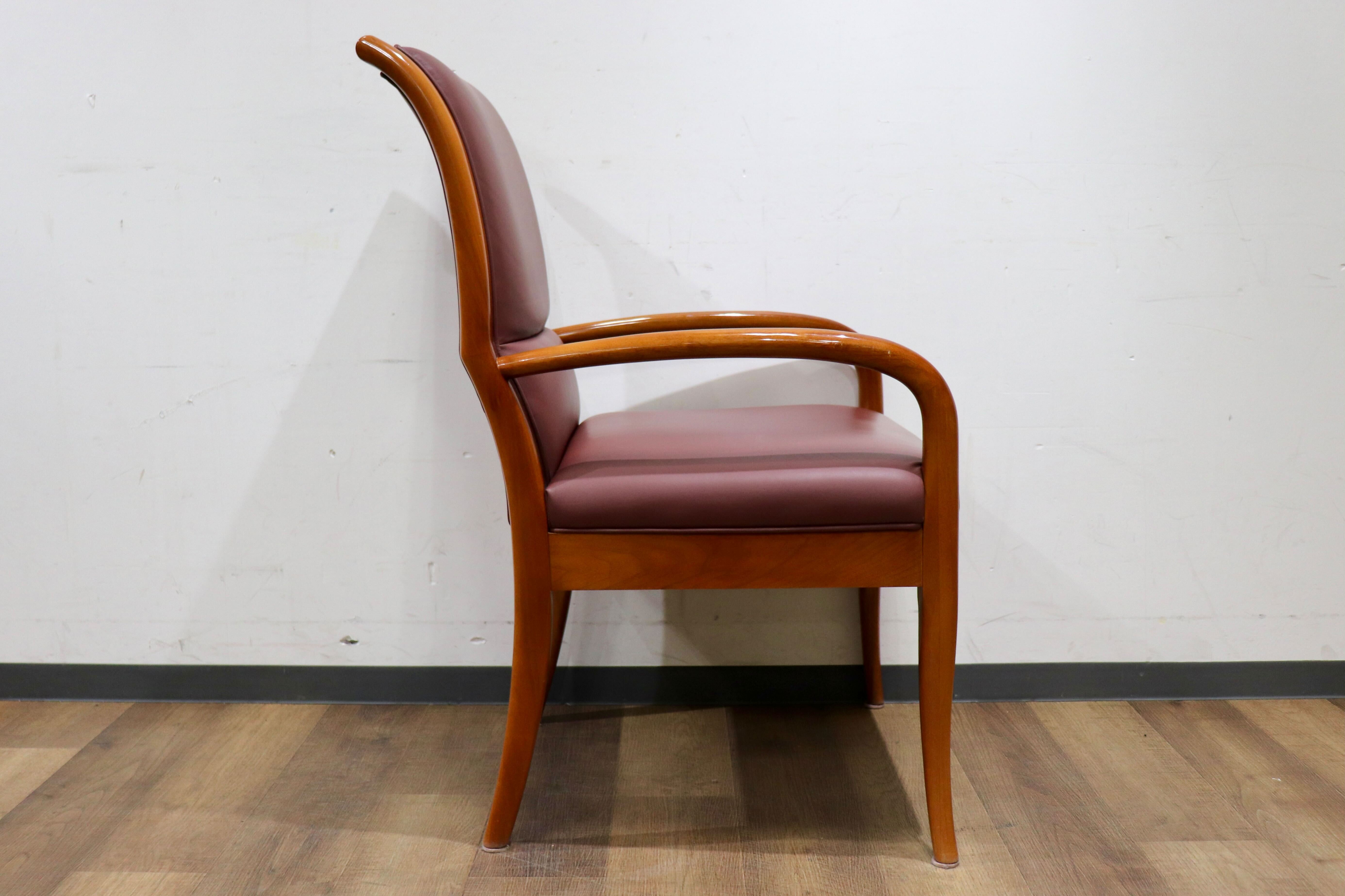 GMHK626D○domani / ドマーニ カリモク最高峰 Forza フォルザ ダイニングチェア アームチェア 食卓椅子 本革 モダン 肘置き 定価約27万