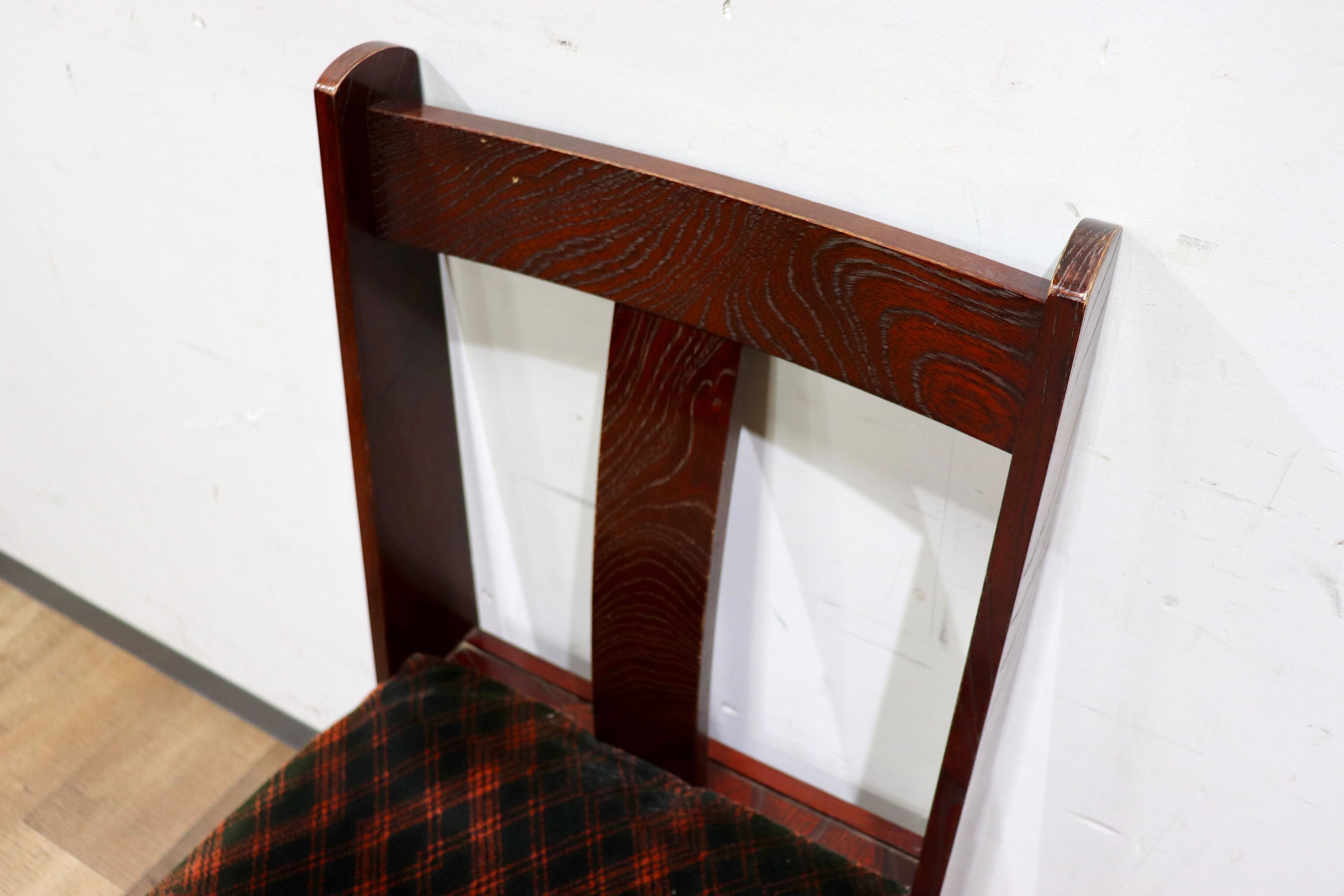 GMHH343D〇駿河民藝 欅材 囲炉裏 チェア ダイニングチェア 椅子 和家具 和モダン レトロ アンティーク 民芸家具 稀少