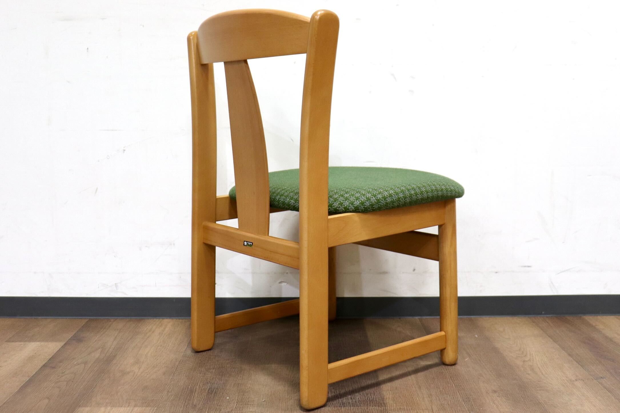 GMHH429D○karimoku / カリモク ダイニングチェアアームレスチェア 椅子 ファブリック カントリー モダンレトロ グリーン 国産家具