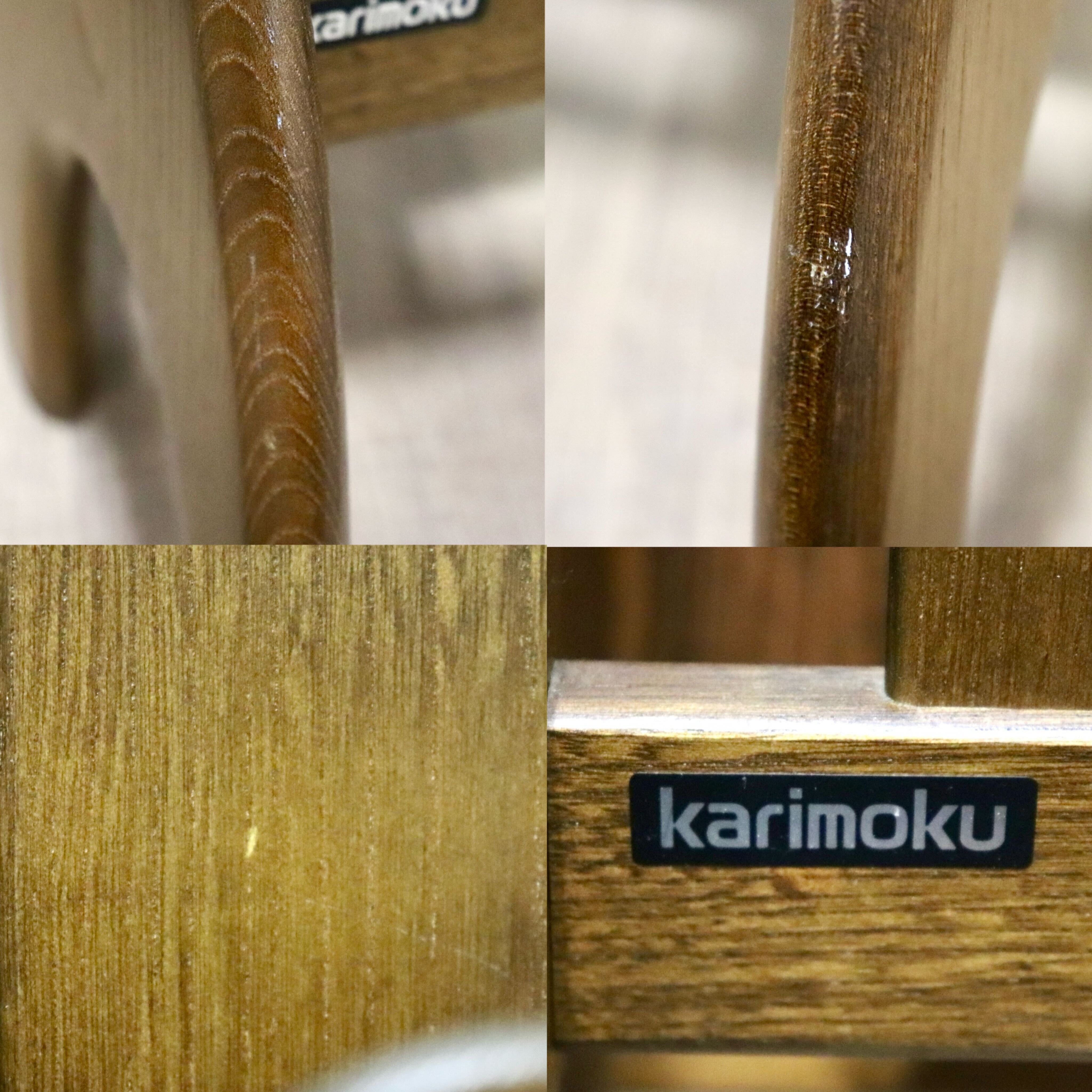GMHH33C○karimoku / カリモク スリッパラック 収納ラック 玄関収納 スリッパ立て 収納棚 3段 レトロ ヴィンテージ 国産家具